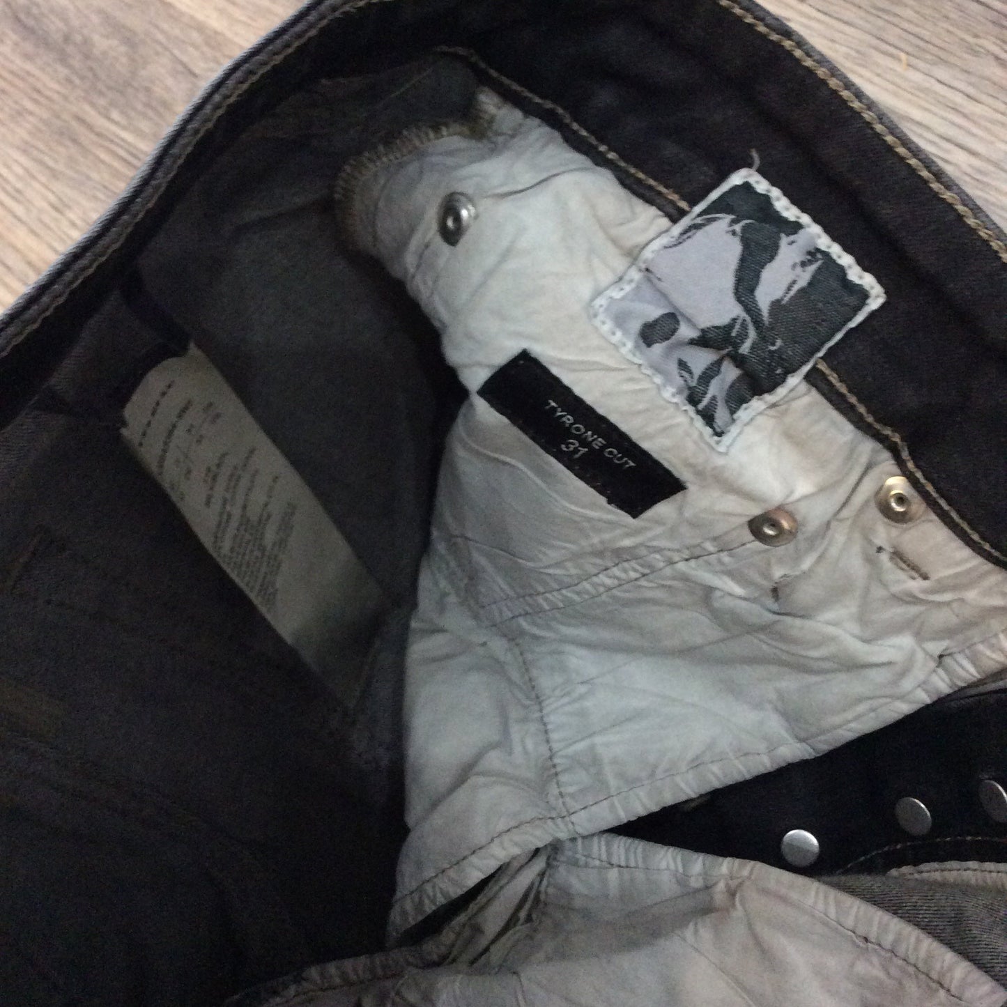 Rick Owen's Painted Jeans