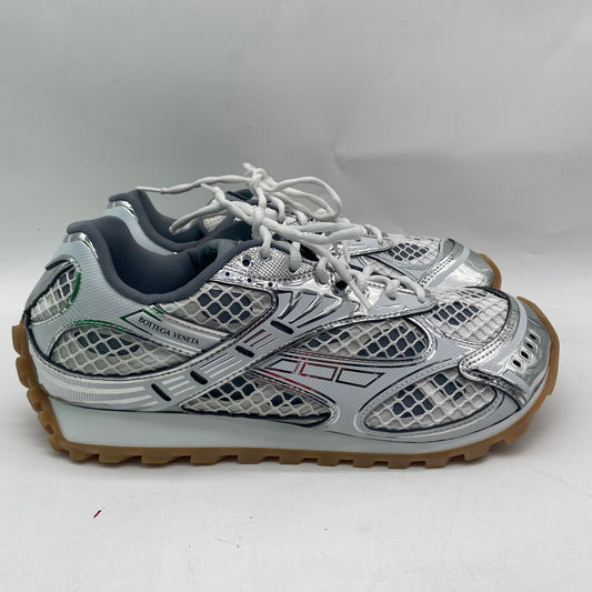 Bottega Veneta Silver Sneakers