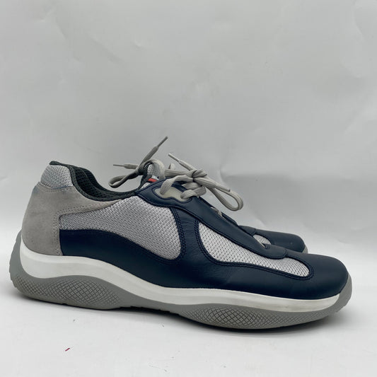 Prada Men's Navy/Gray Sneakers