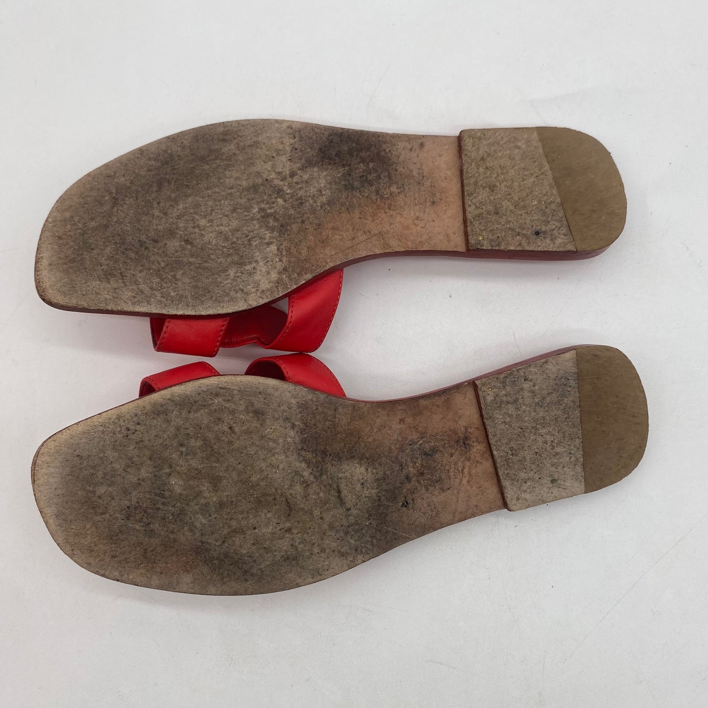 Hermes Red Sandals