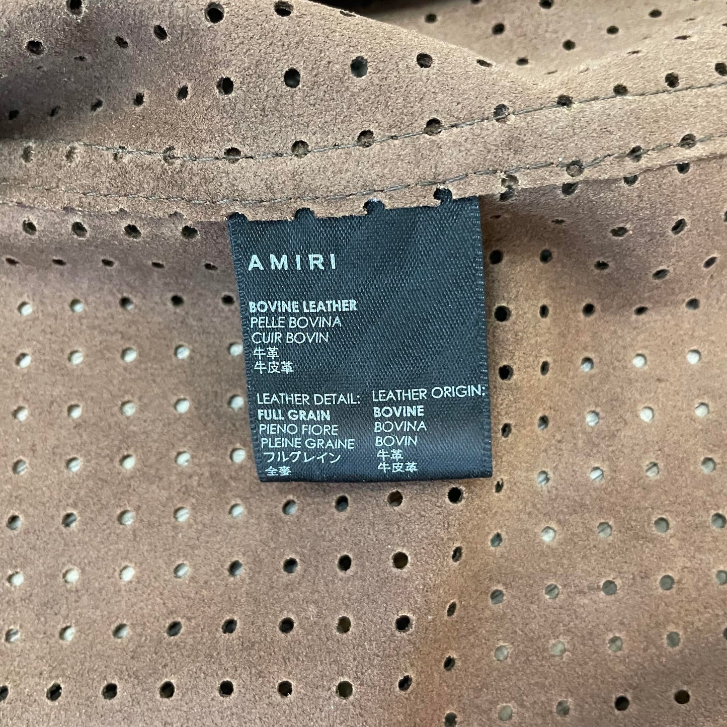 Mike Amiri Brown Suede Jacket