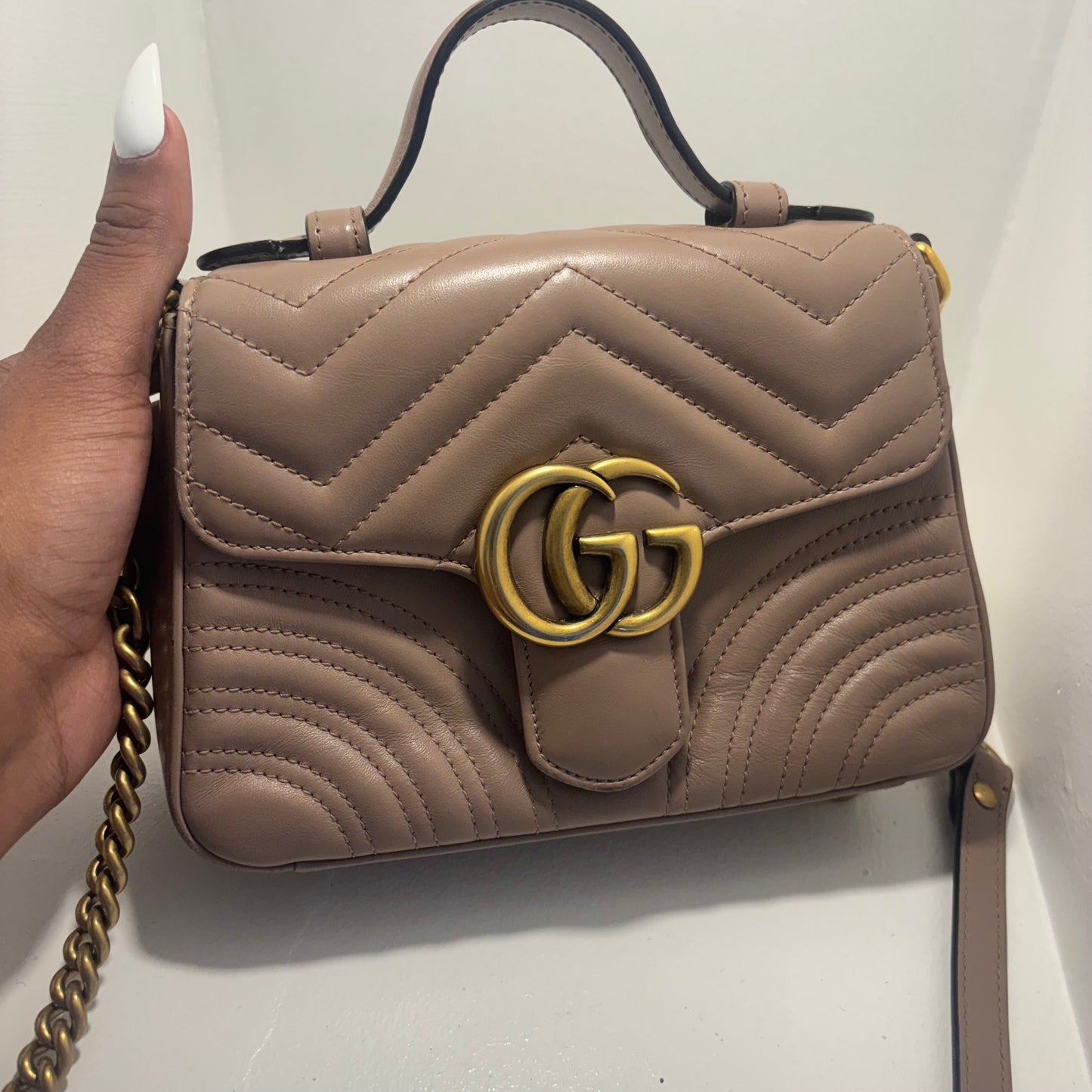 Gucci Nude Shoulder Bag