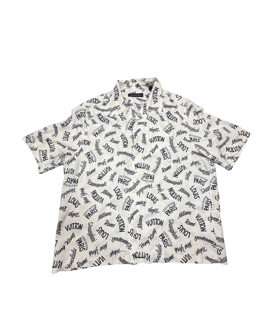 Louis Vuitton Silk Short Sleeve Shirt
