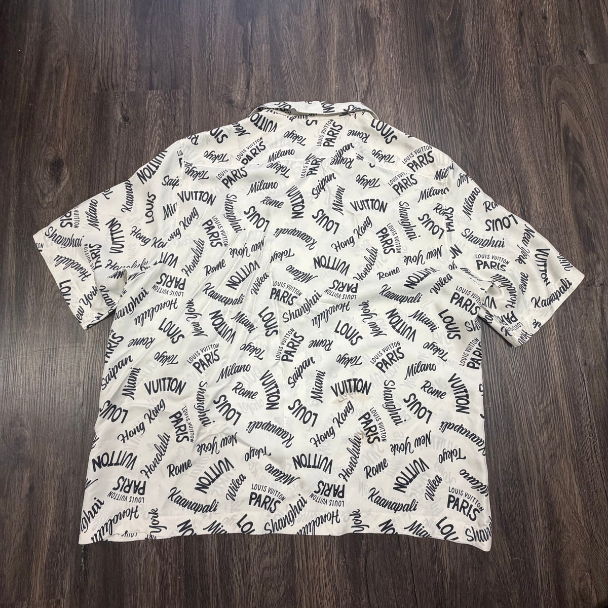 Louis Vuitton Silk Short Sleeve Shirt