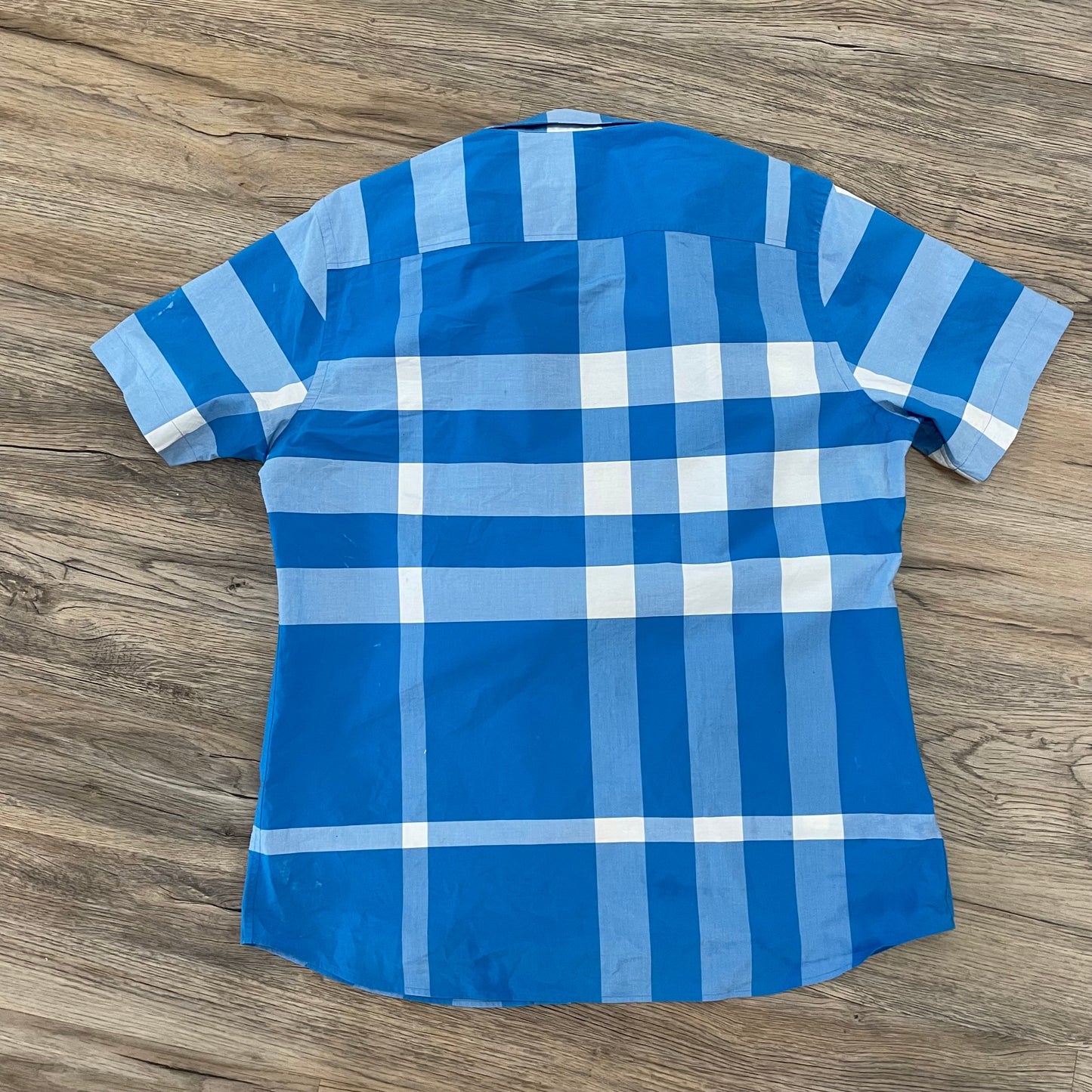 Burberry Blue Button up Shirt