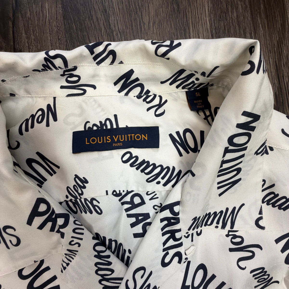 Louis Vuitton Silk Short Sleeve Shirt