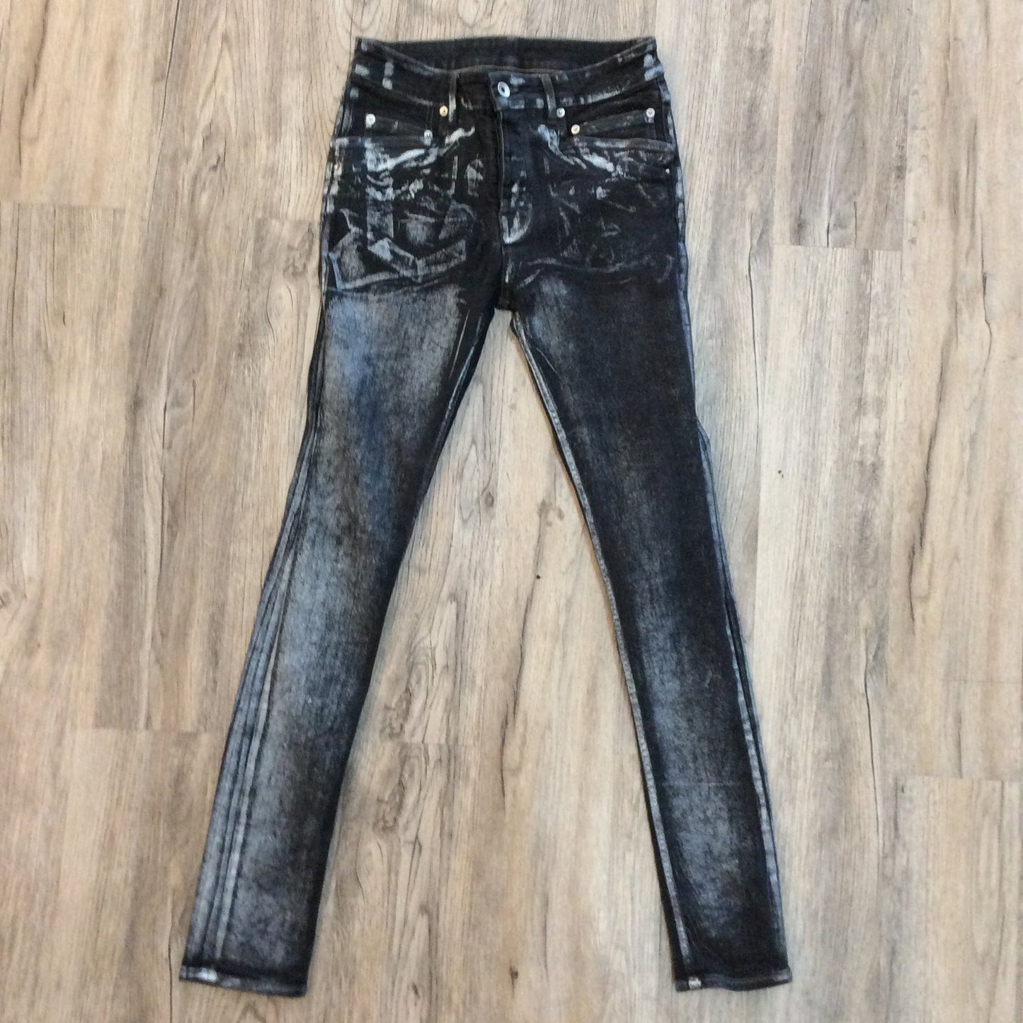 Rick Owen's Painted Jeans