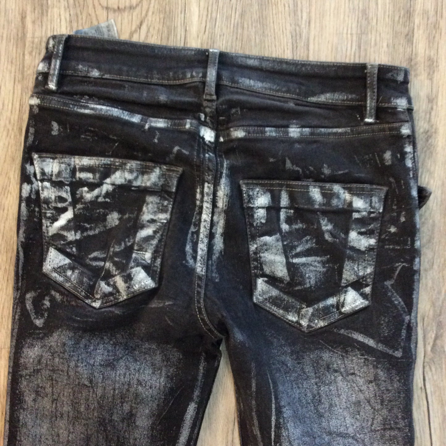 Rick Owen's Painted Jeans
