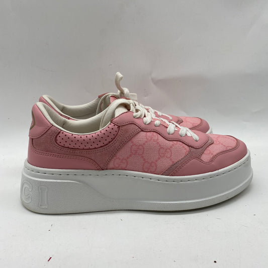 Gucci Pink/White Sneakers