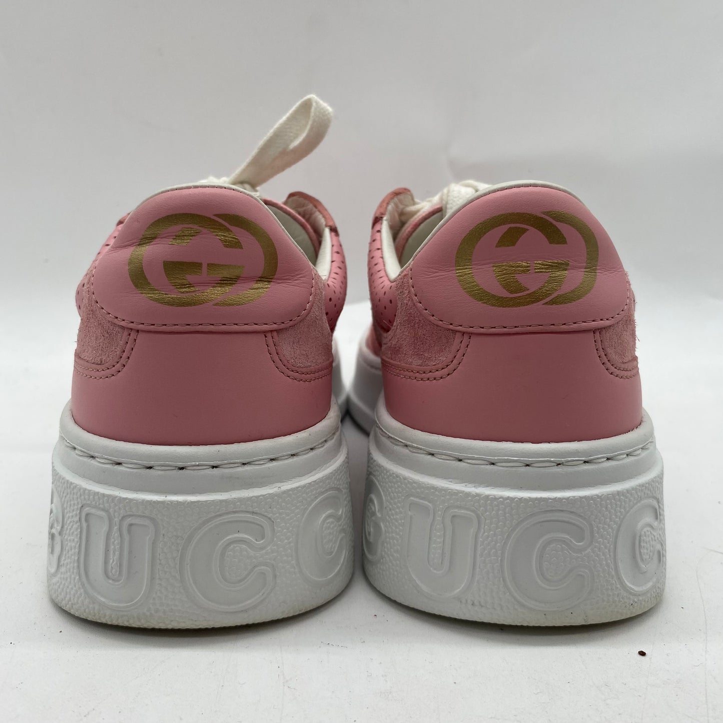 Gucci Pink/White Sneakers