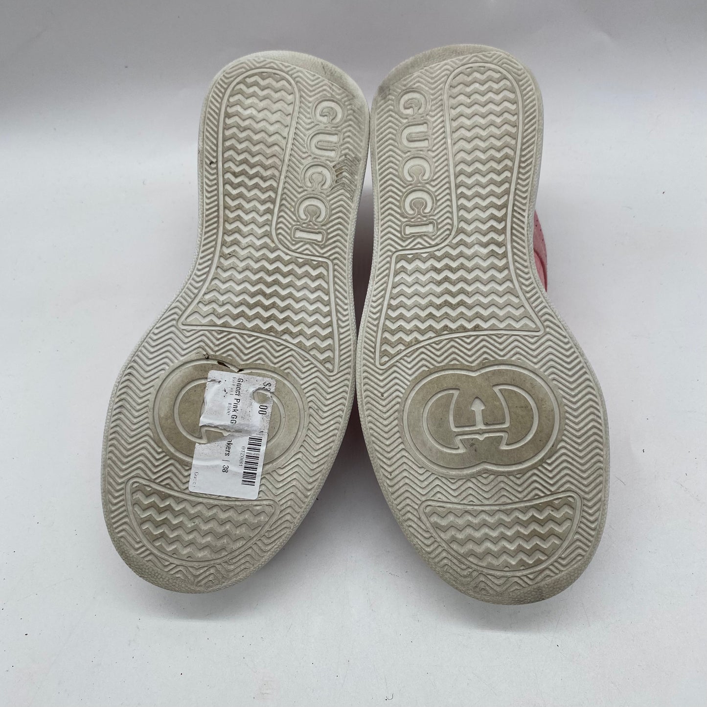 Gucci Pink/White Sneakers