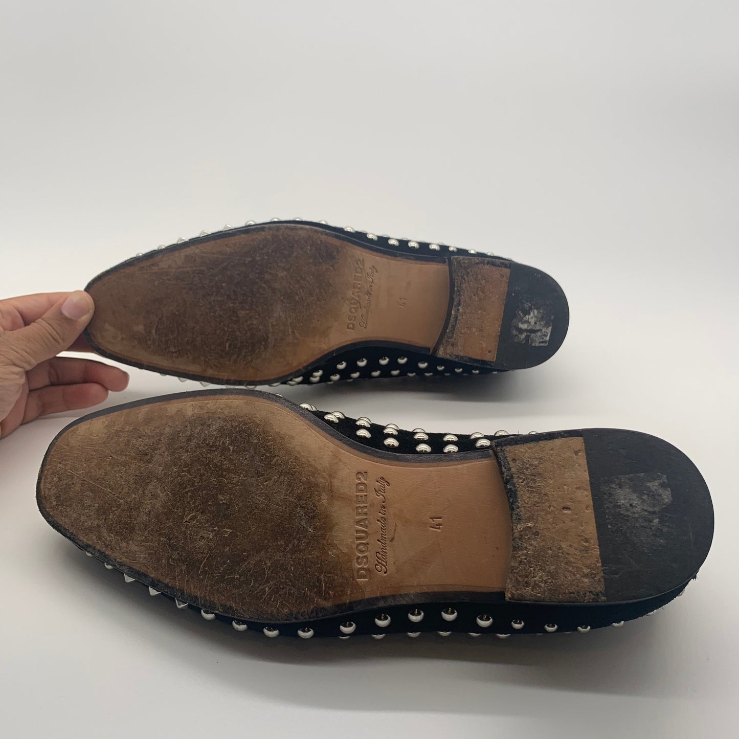 Dsqaured2 Men's Black Loafers