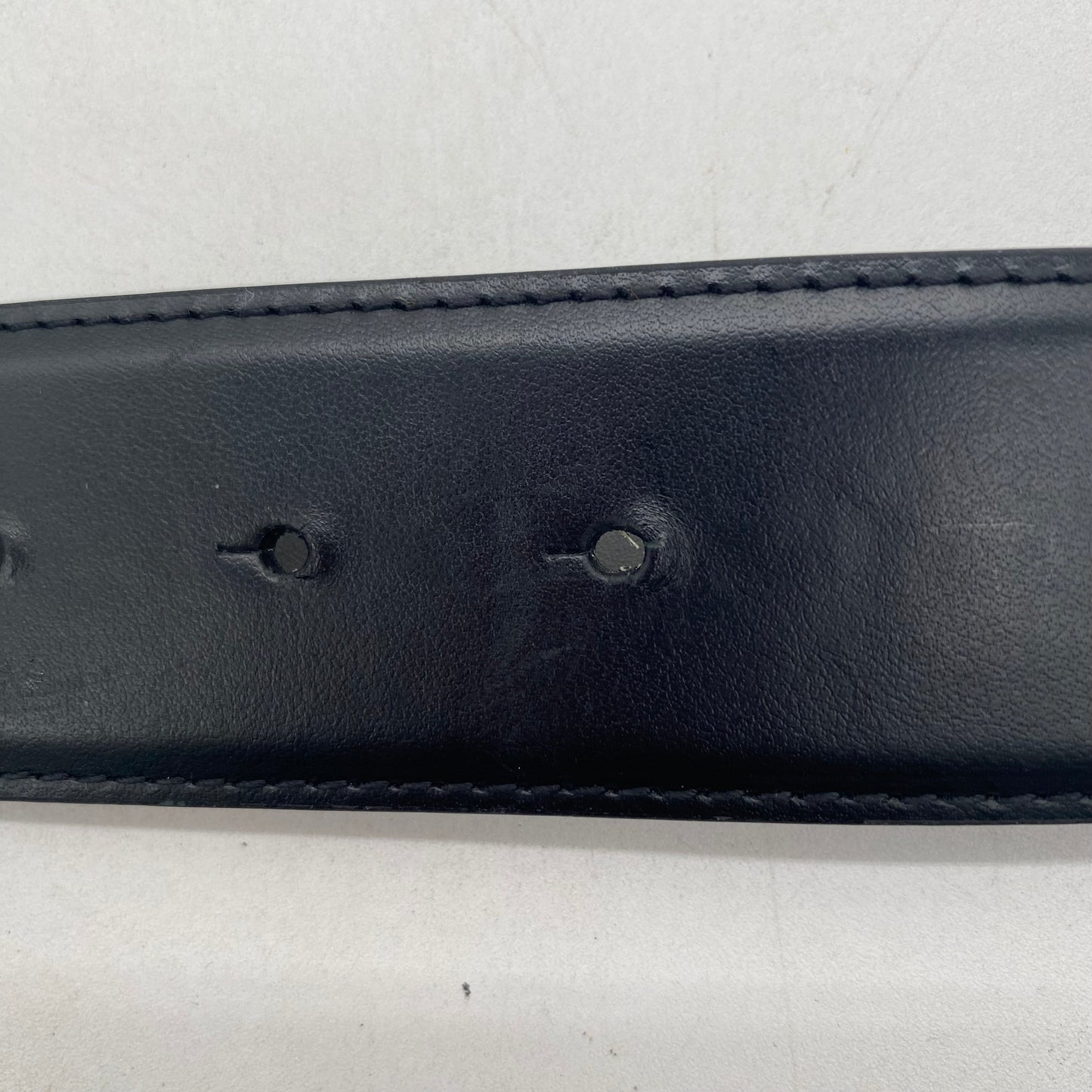 Dolce & Gabbana Black Leather Belt