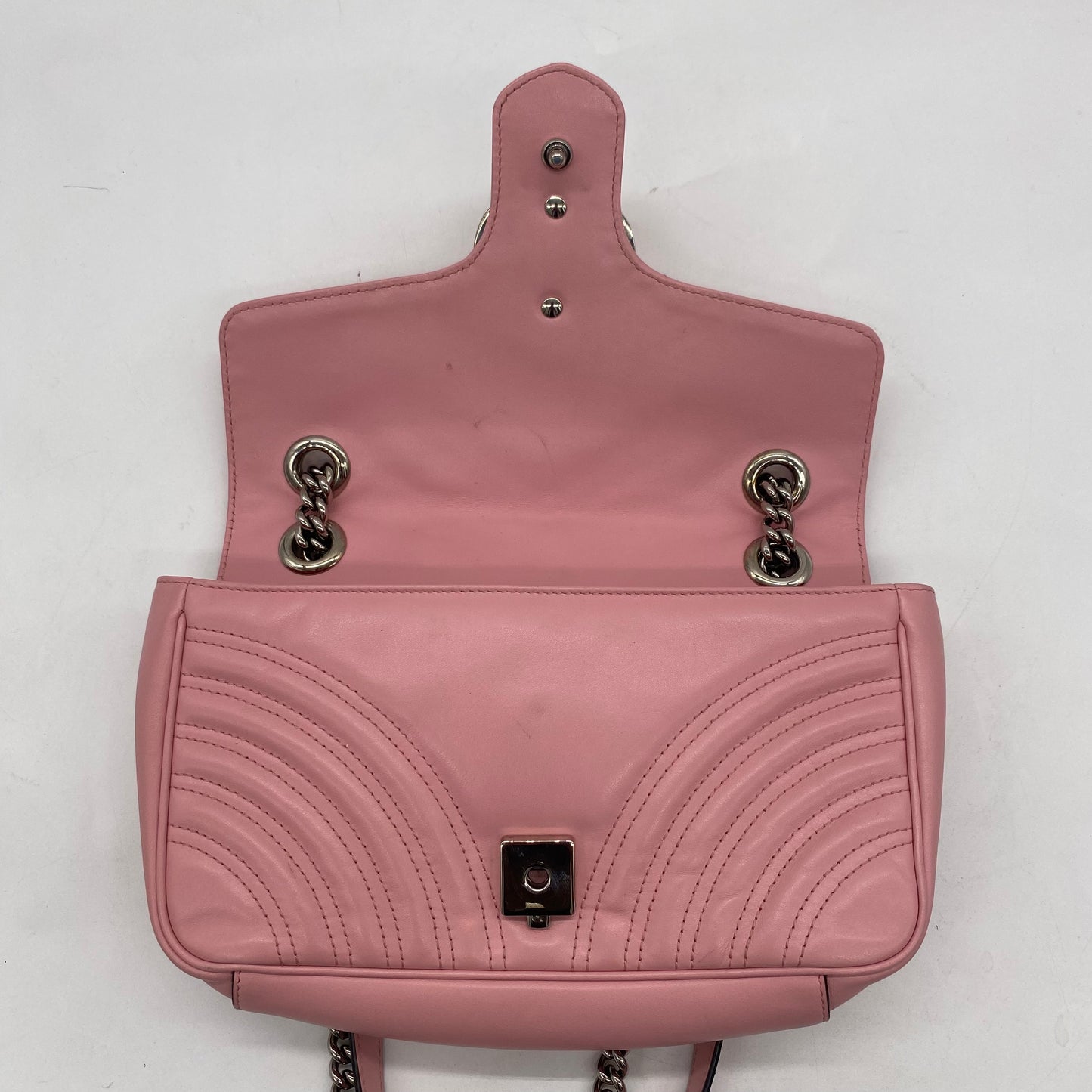 Gucci Pink Quilted Shoulder Bag