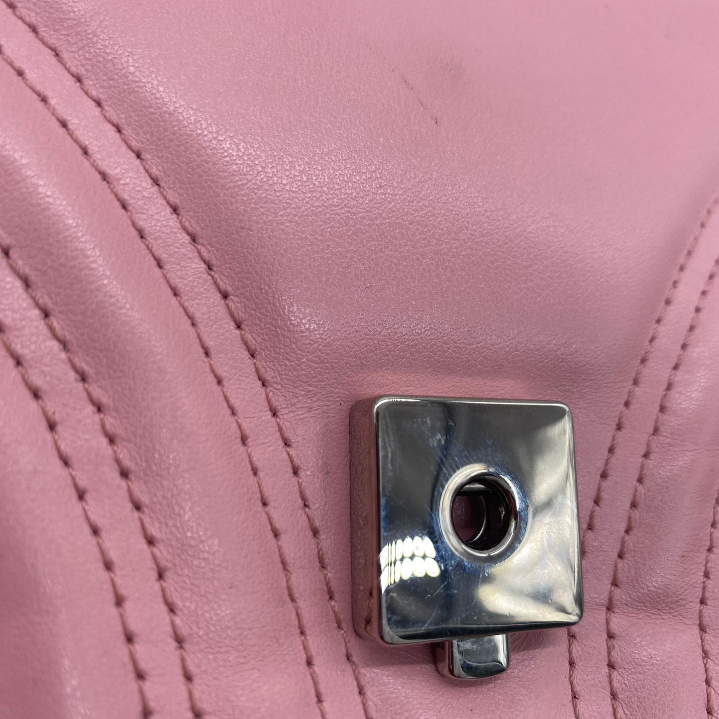 Gucci Pink Quilted Shoulder Bag