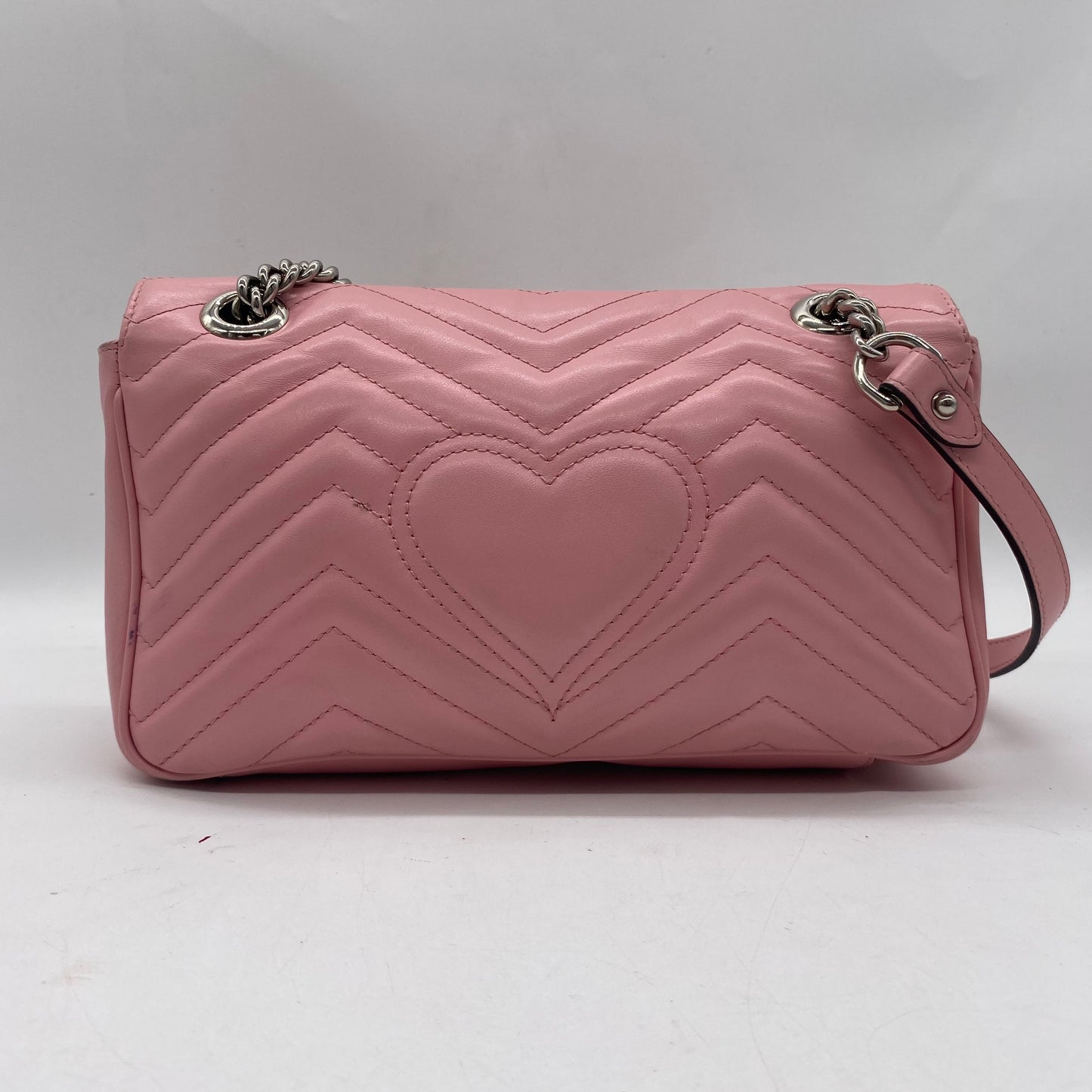 Gucci Pink Quilted Shoulder Bag