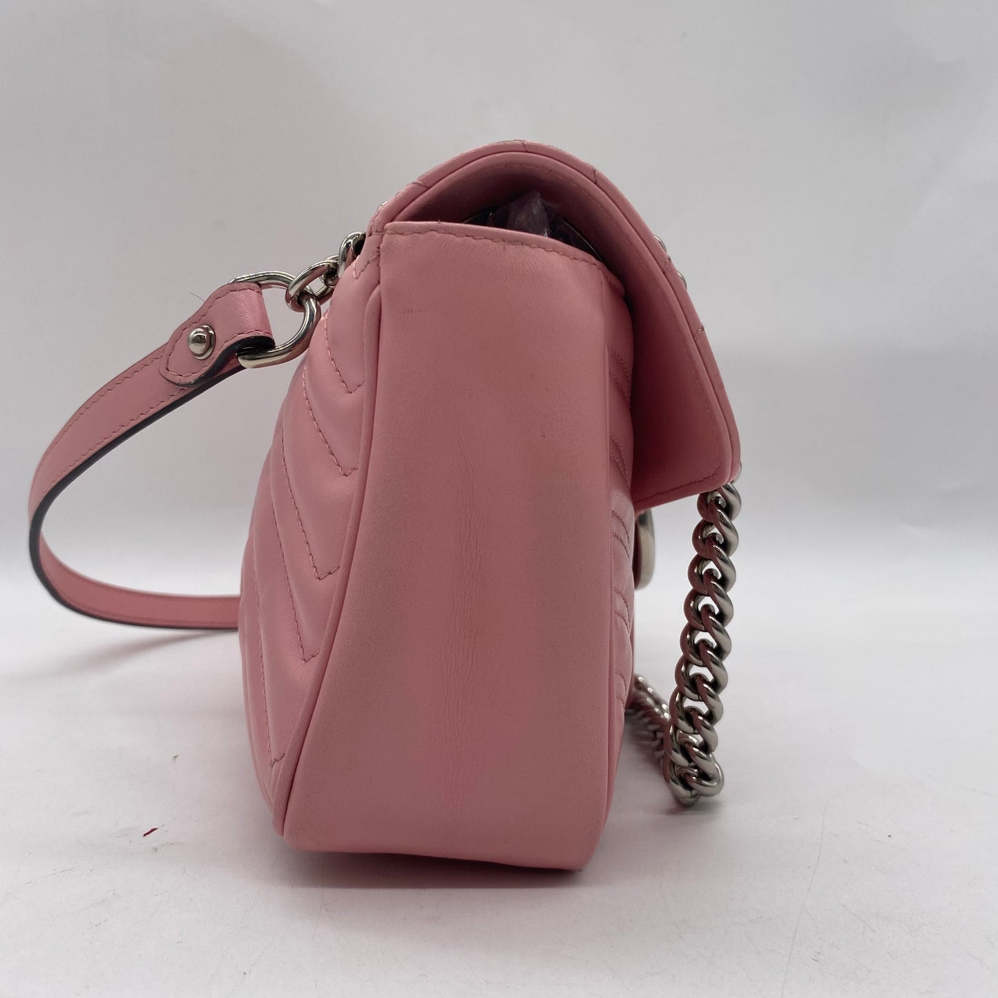 Gucci Pink Quilted Shoulder Bag