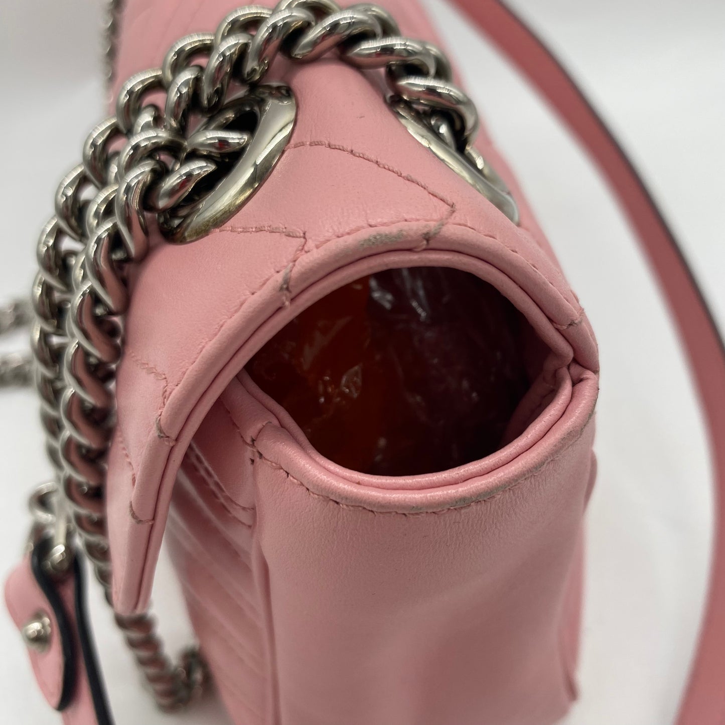 Gucci Pink Quilted Shoulder Bag