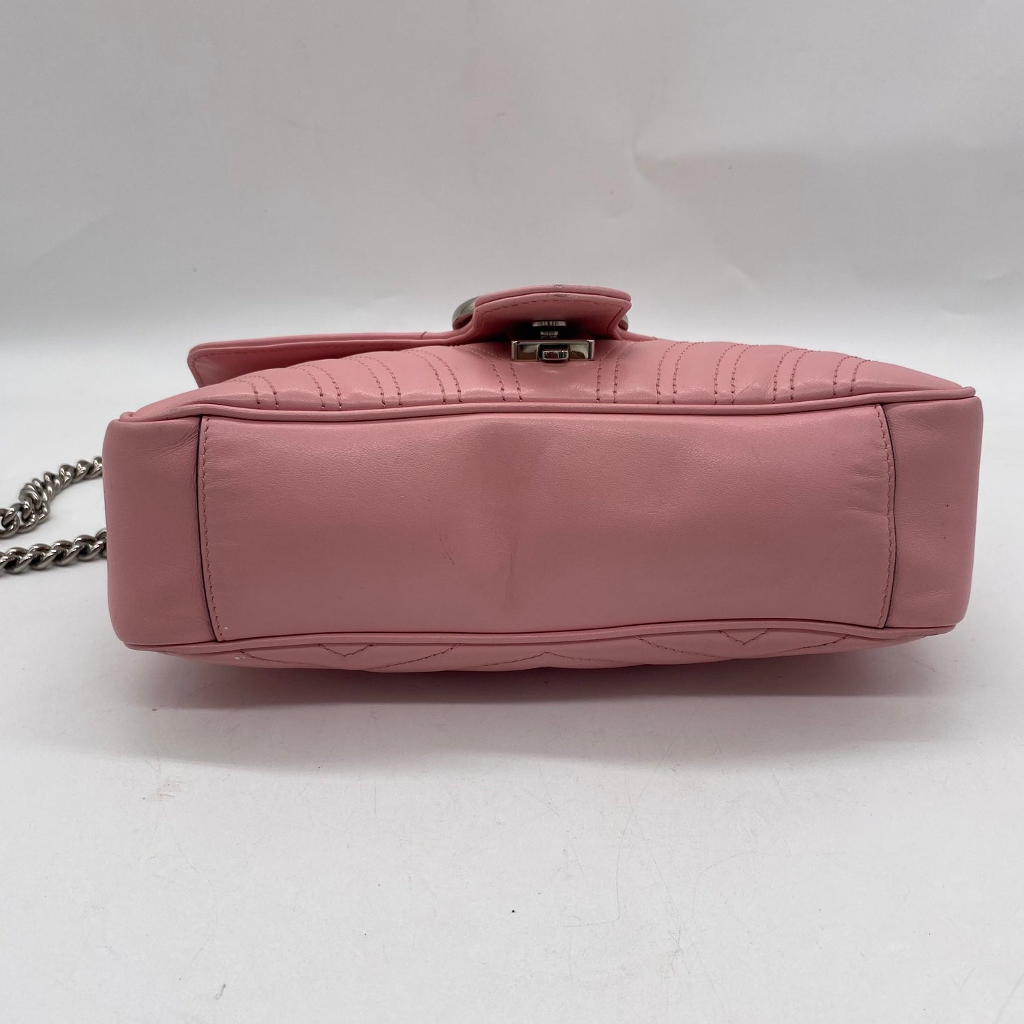 Gucci Pink Quilted Shoulder Bag