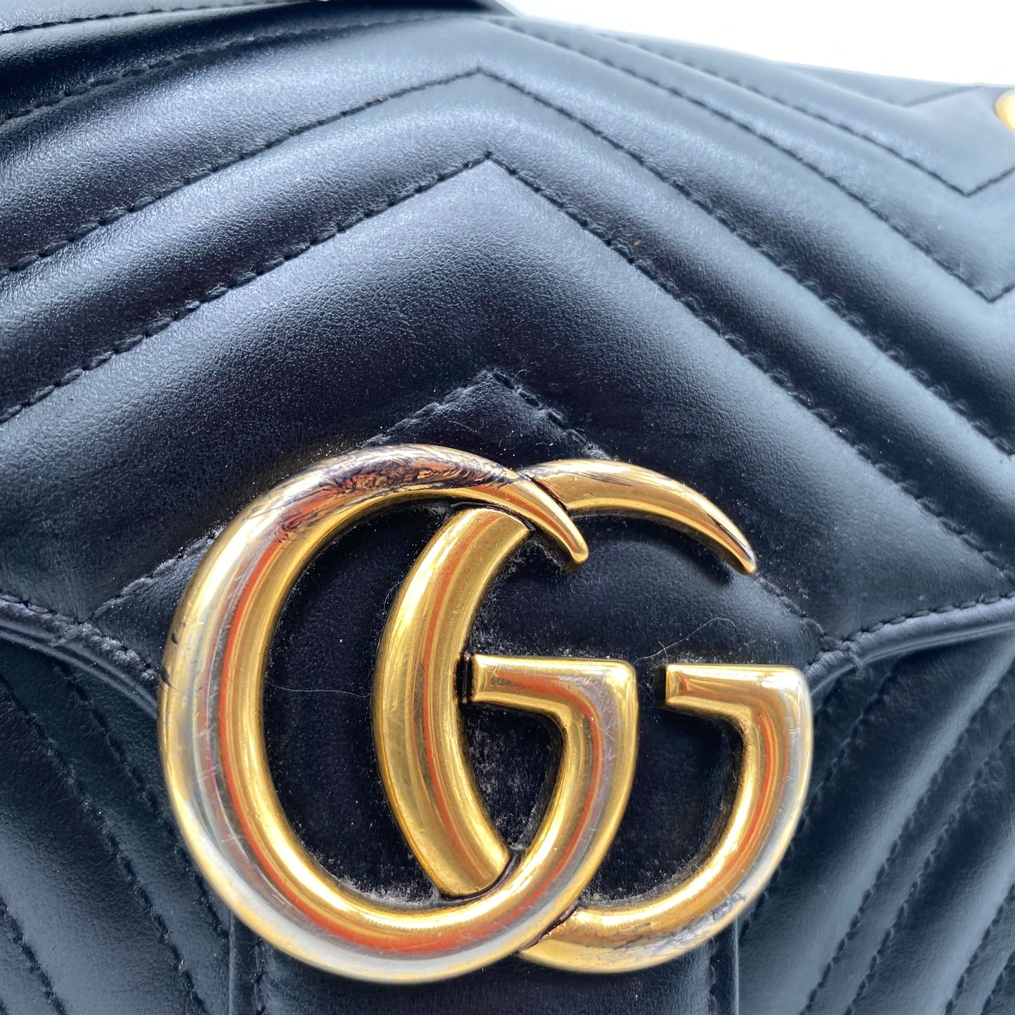Gucci Black Quilted Shoulder Bag