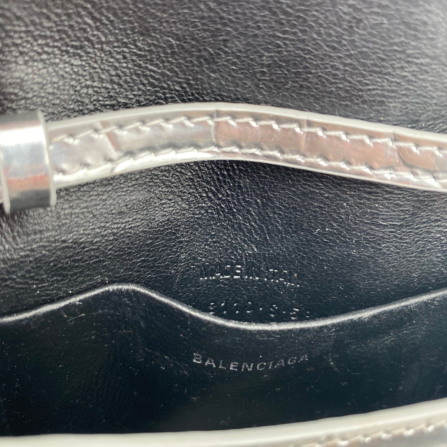 Balenciaga Silver  Mini Bag