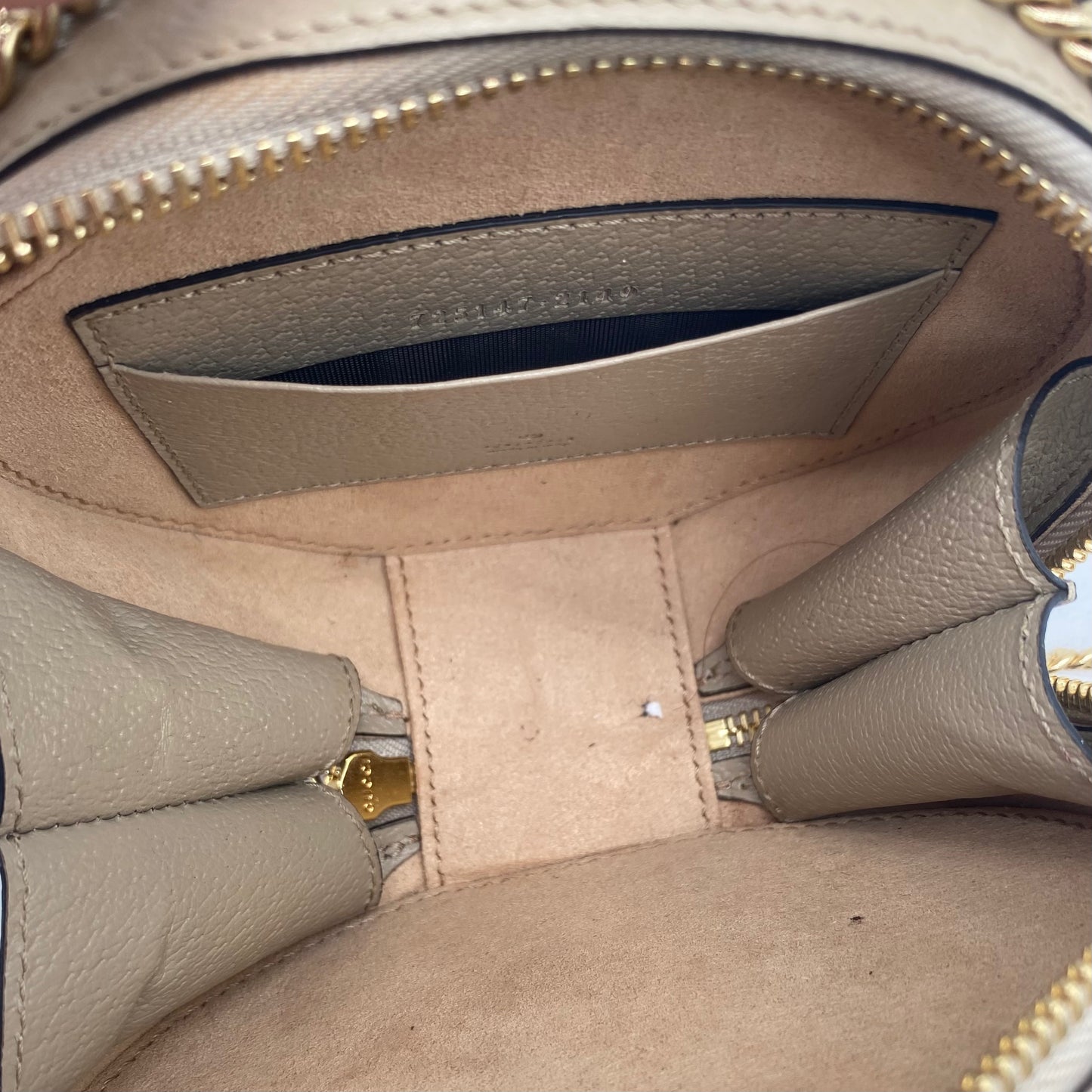 Gucci Mini Monogram Round Bag