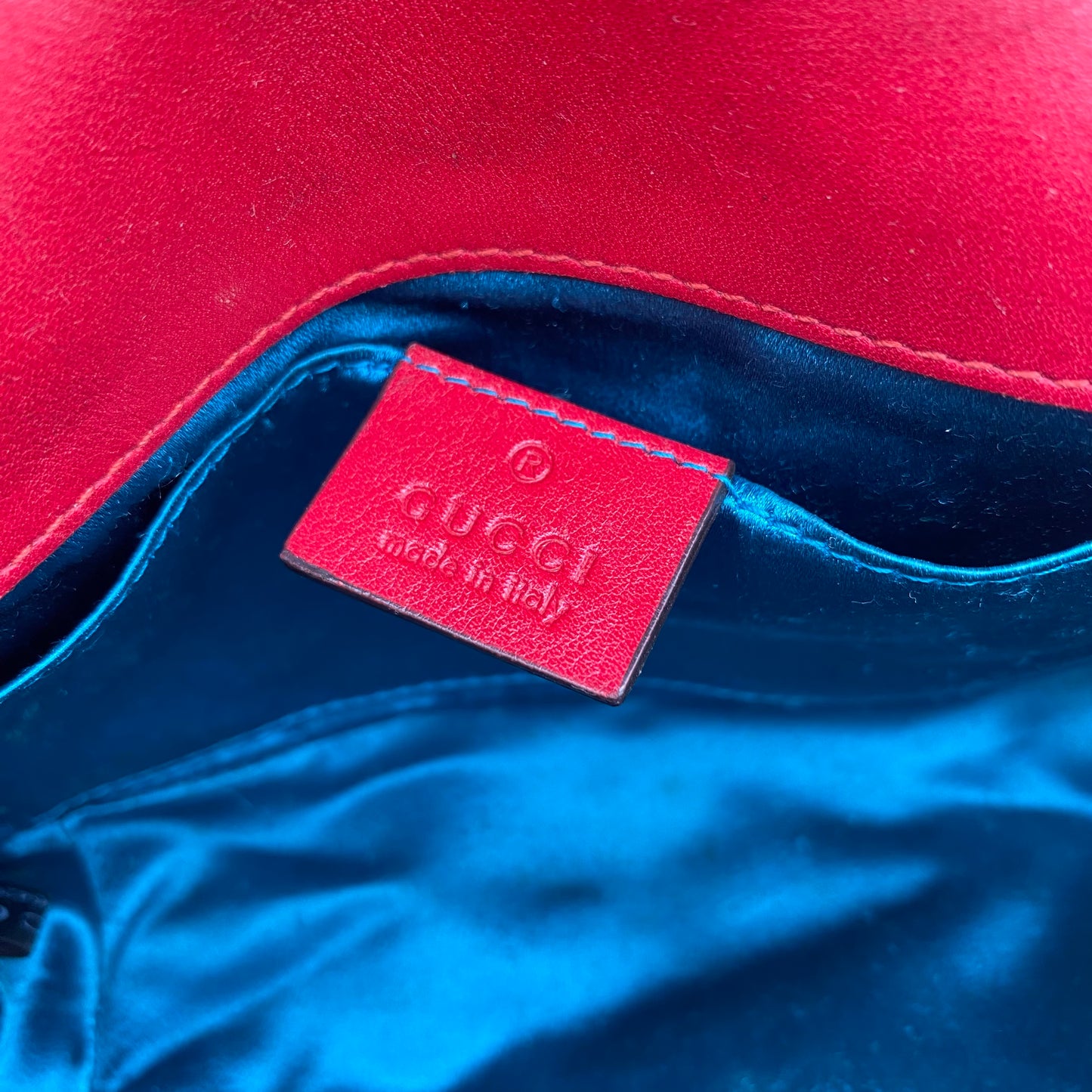 Gucci Velour Shoulder Bag