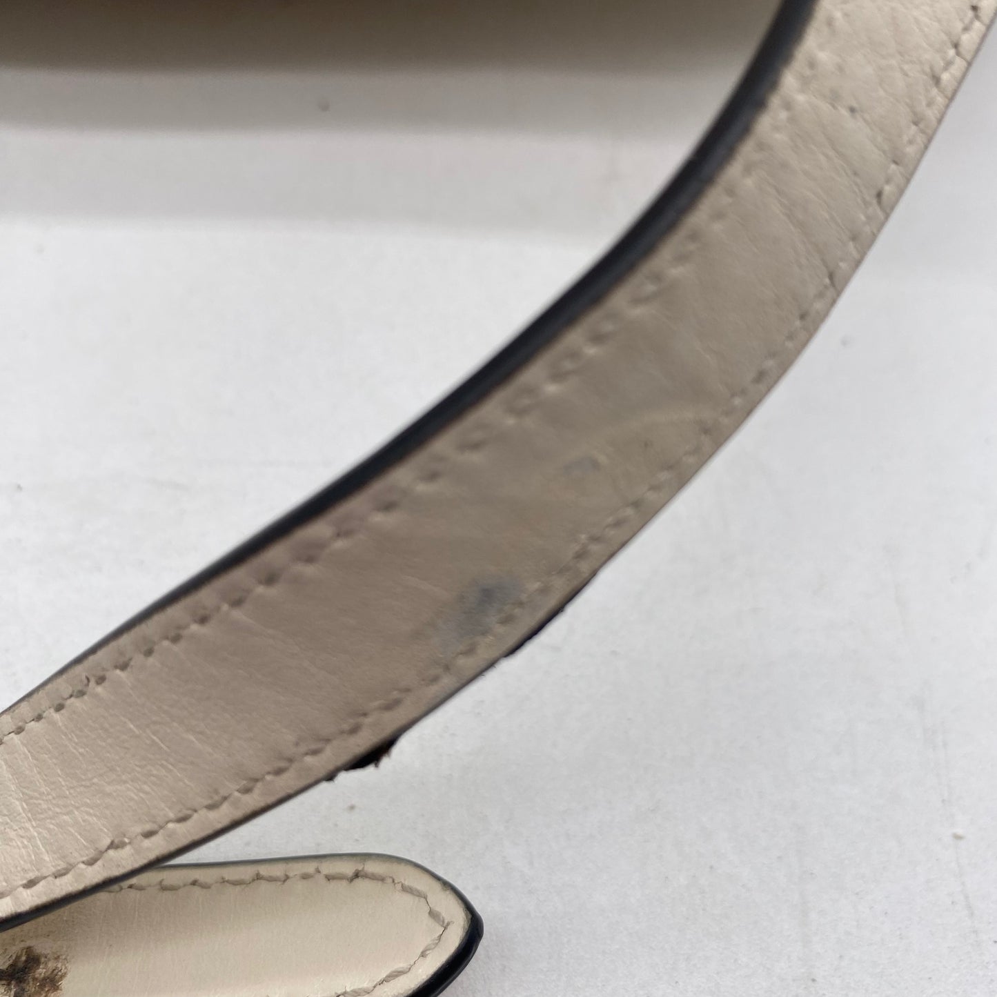 Gucci Creme Leather Shoulder Bag