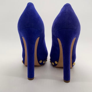 Alexander McQueen Blue Heel