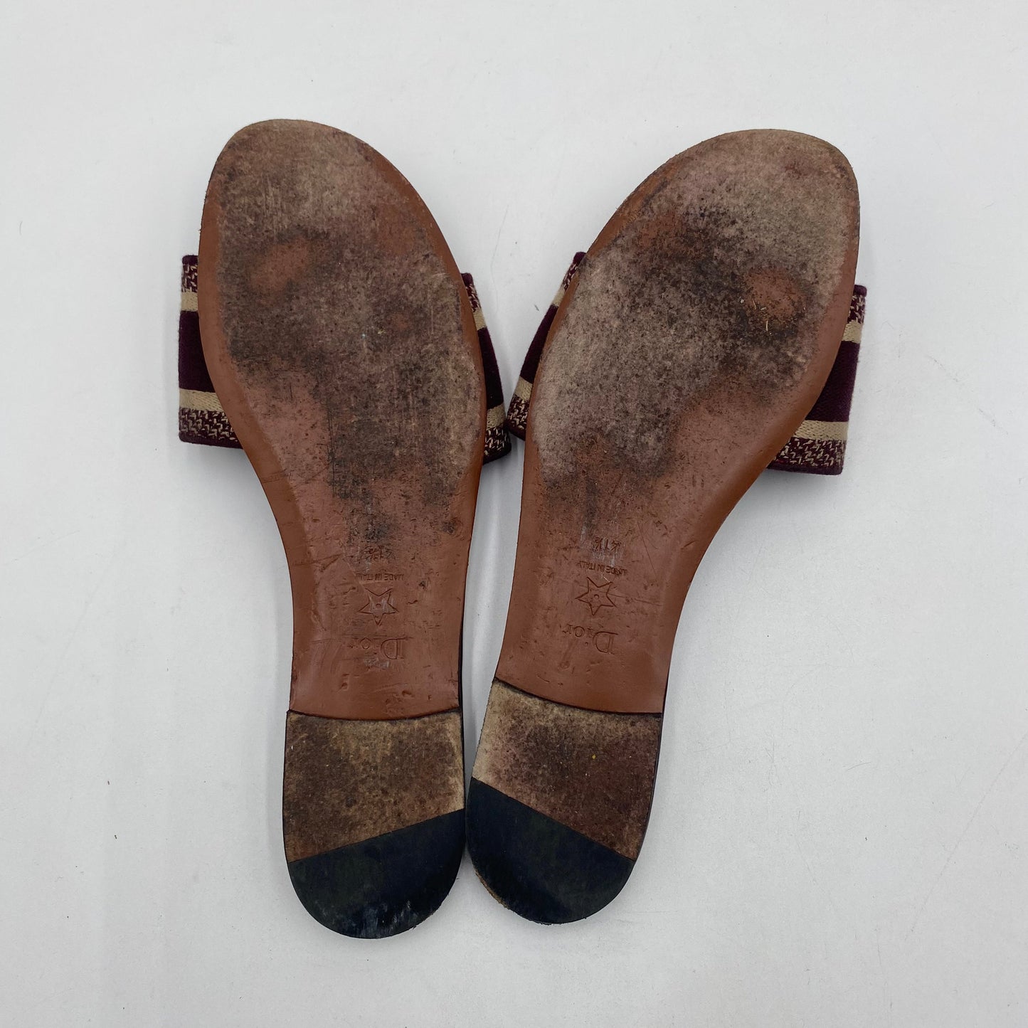 Dior Burgundy Slides