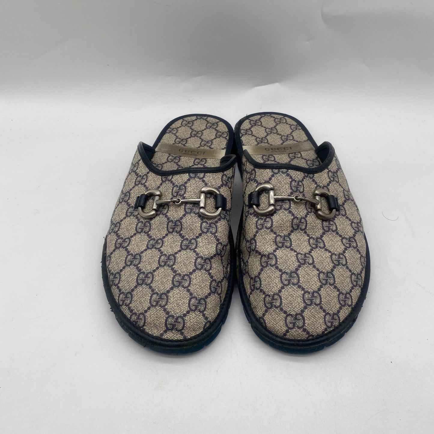 Gucci Men's Monogram Slippers