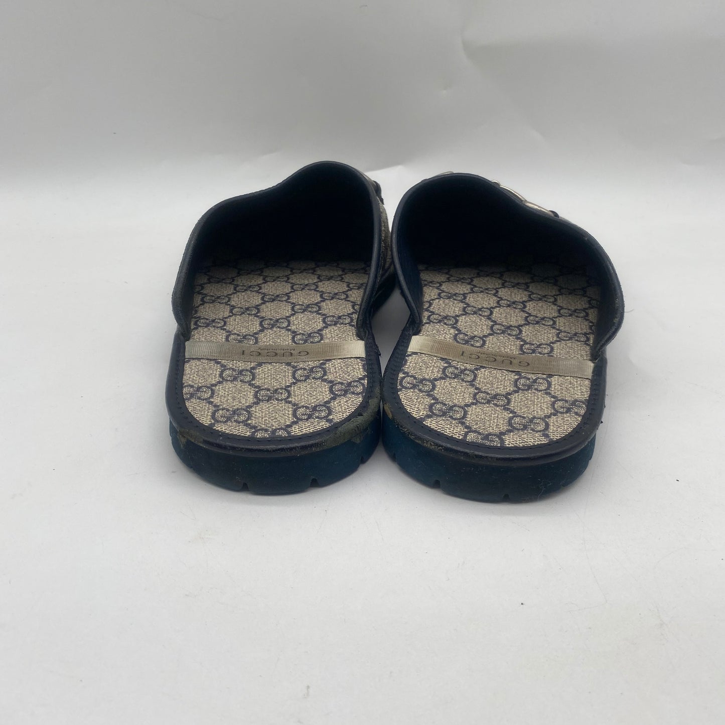 Gucci Men's Monogram Slippers