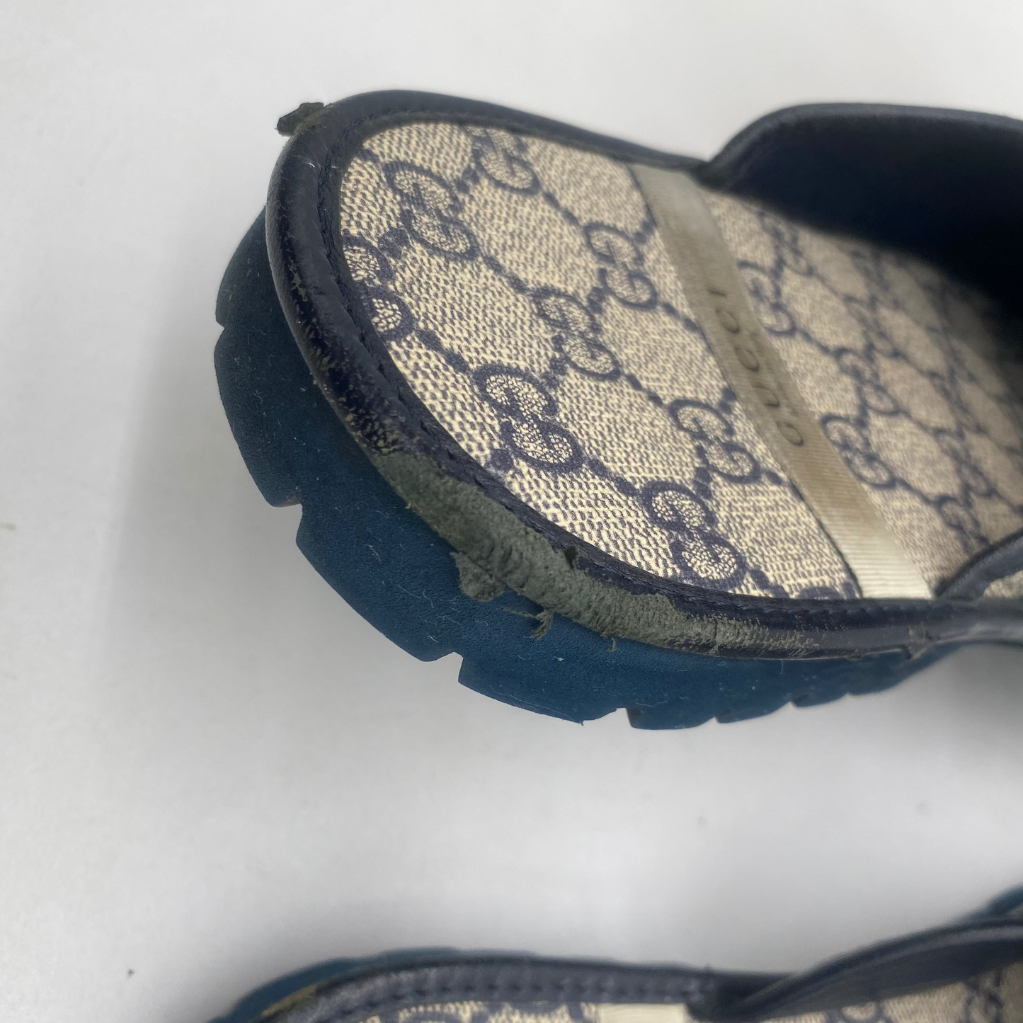 Gucci Men's Monogram Slippers