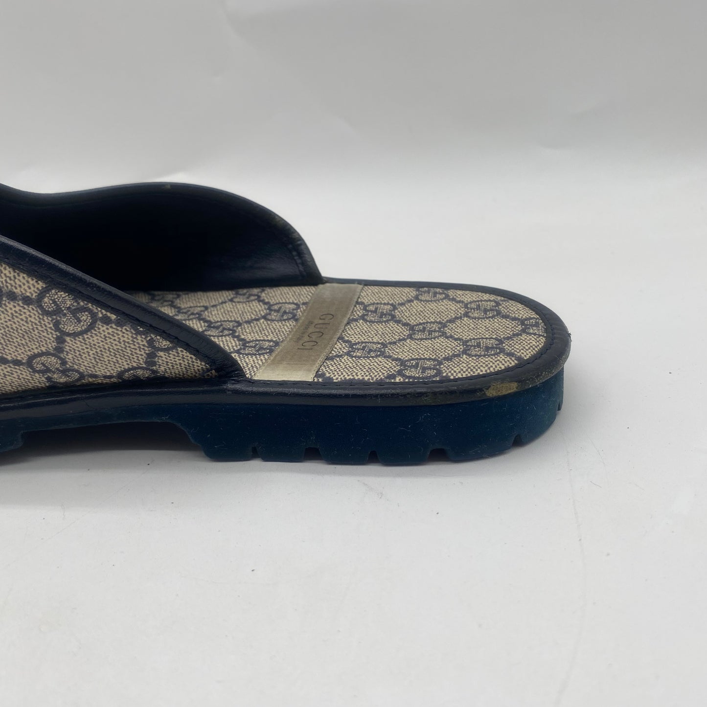 Gucci Men's Monogram Slippers