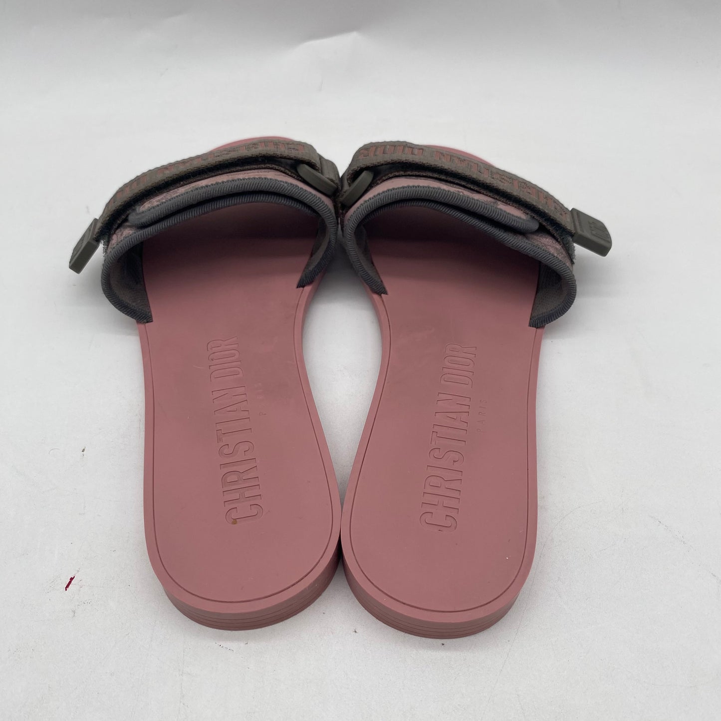 Dior Pink Slide Sandals