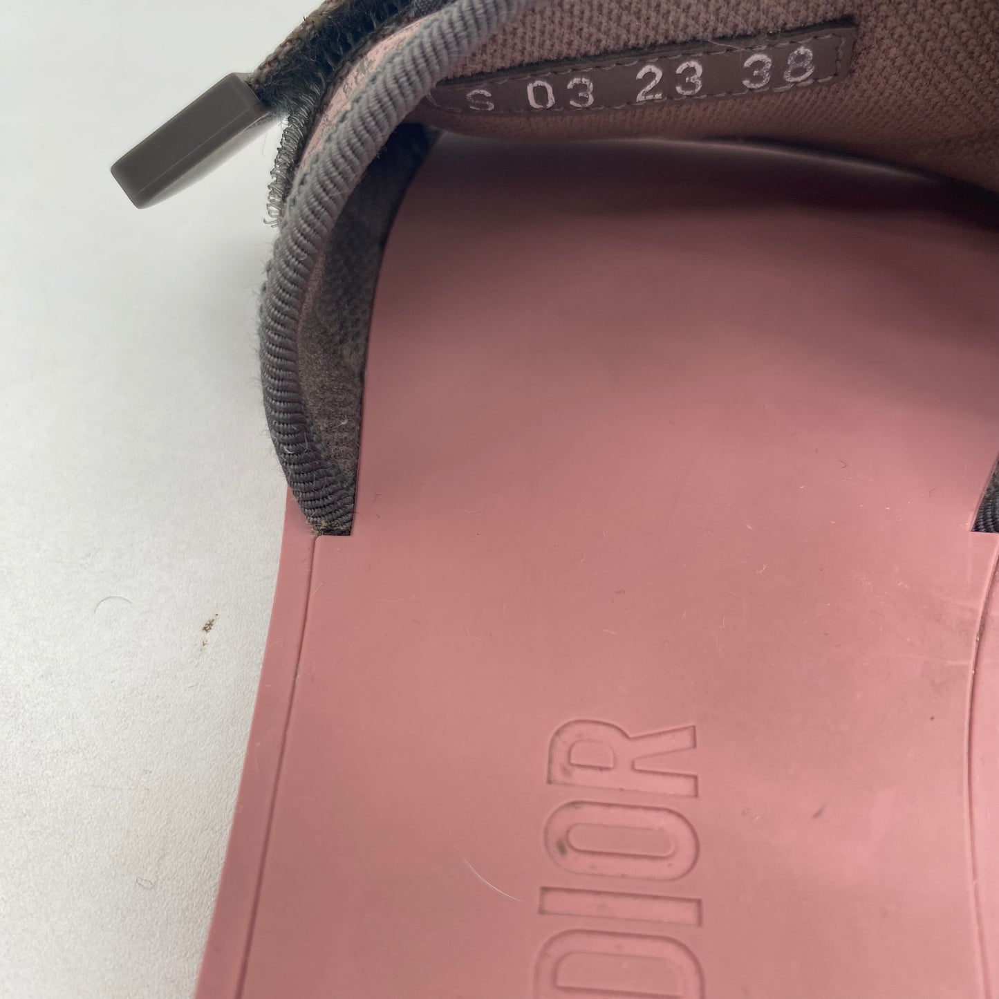 Dior Pink Slide Sandals