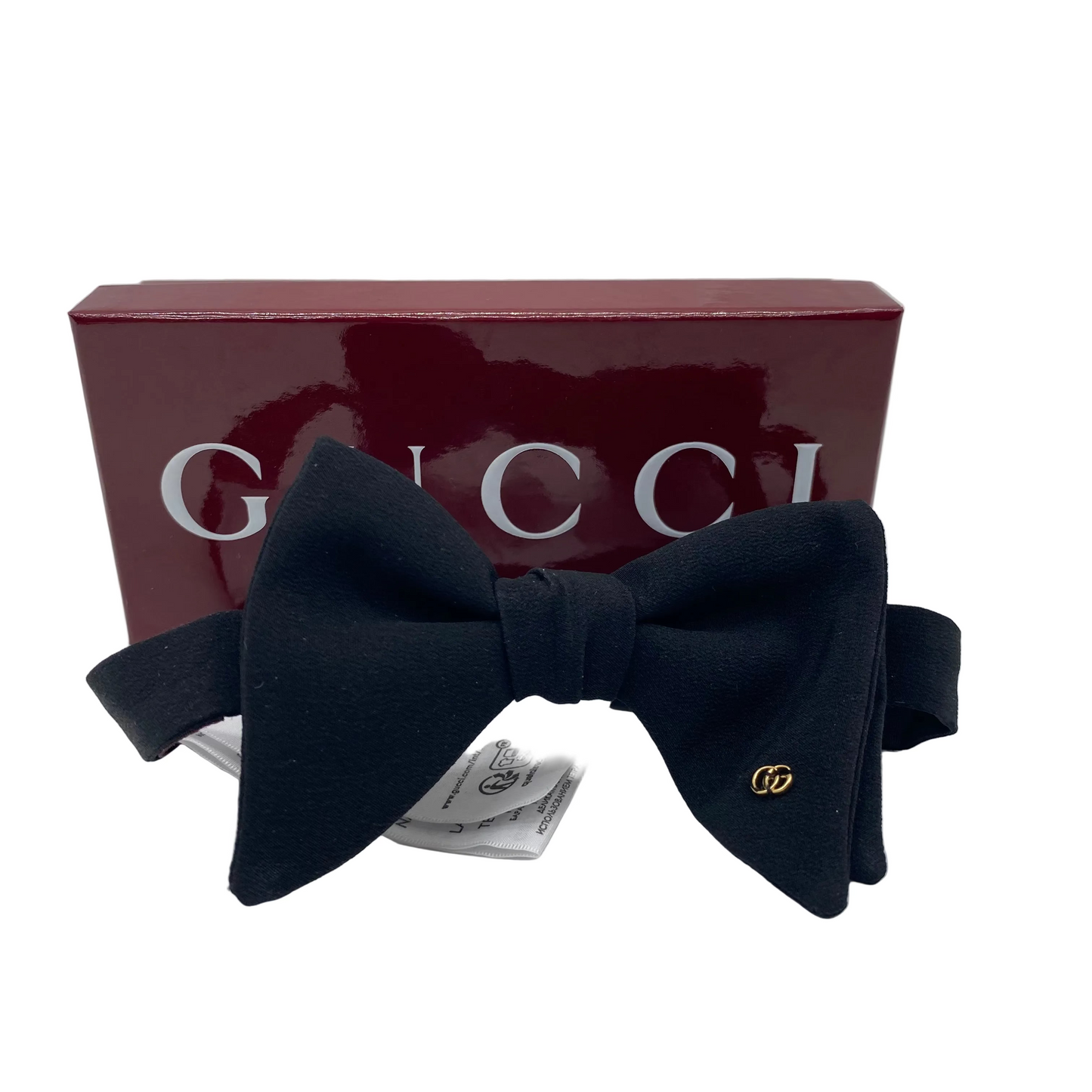 Gucci Black Bow Tie