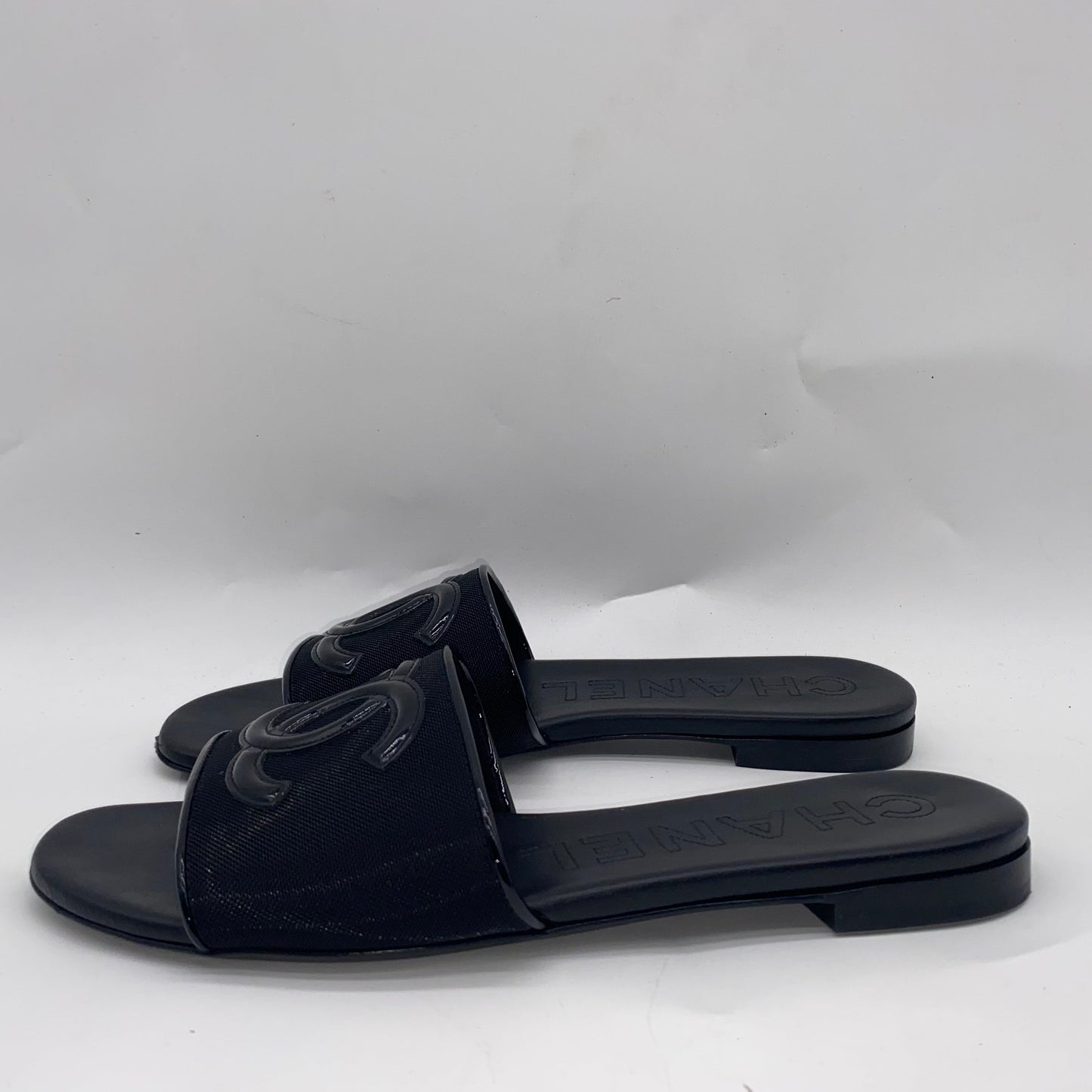 Chanel Black Sandals