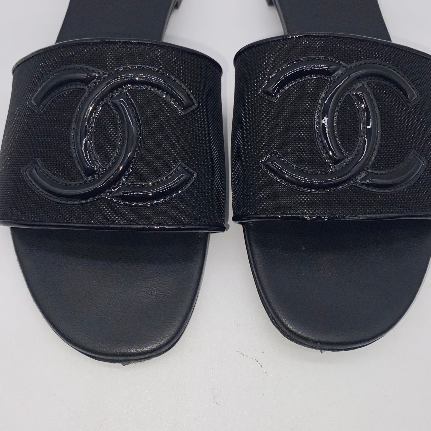 Chanel Black Sandals