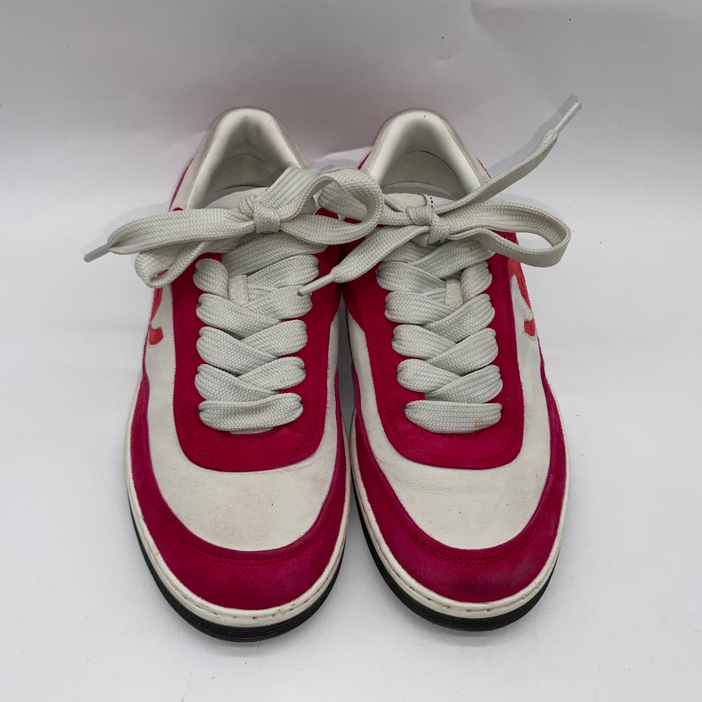 Chanel Pink/White Sneakers