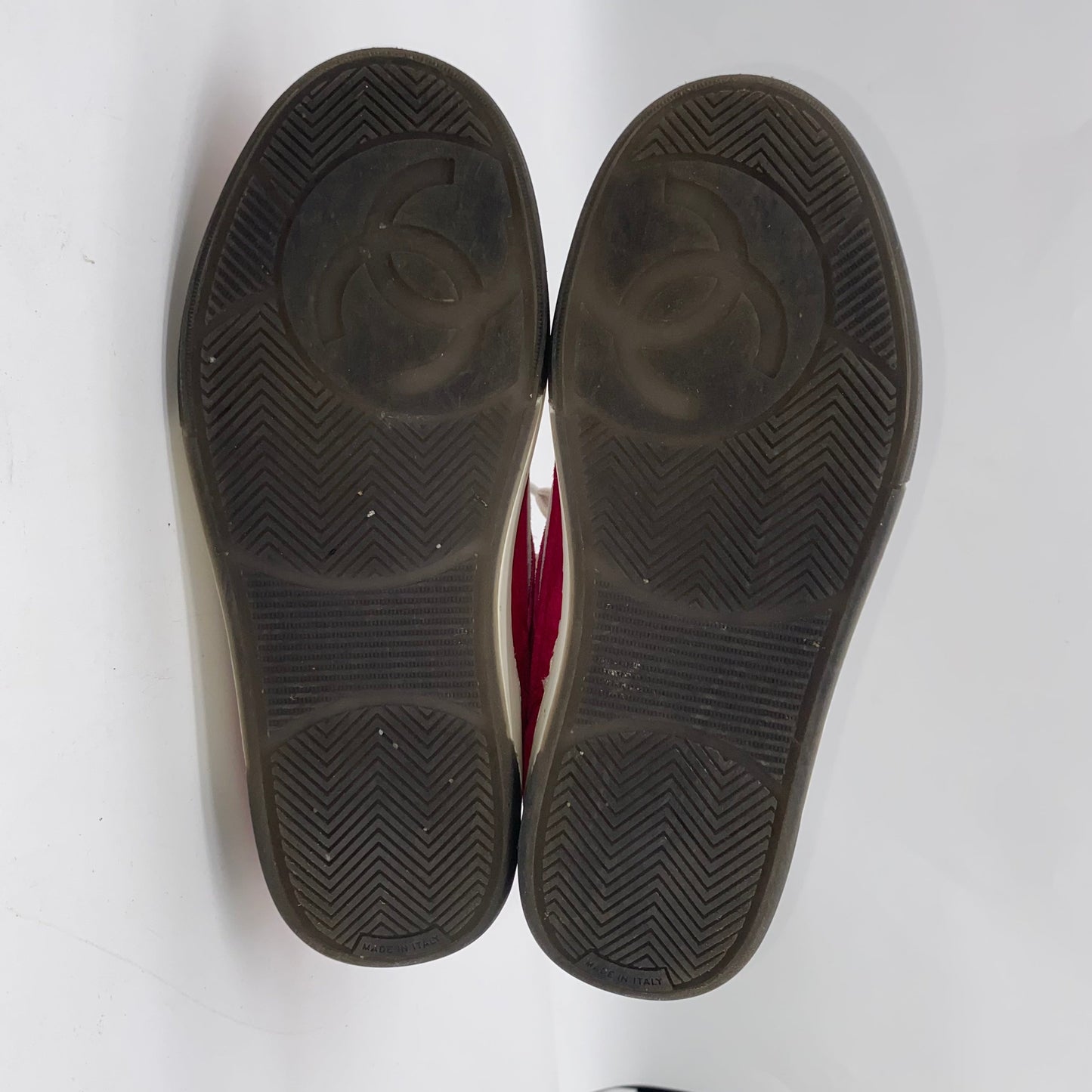 Chanel Pink/White Sneakers