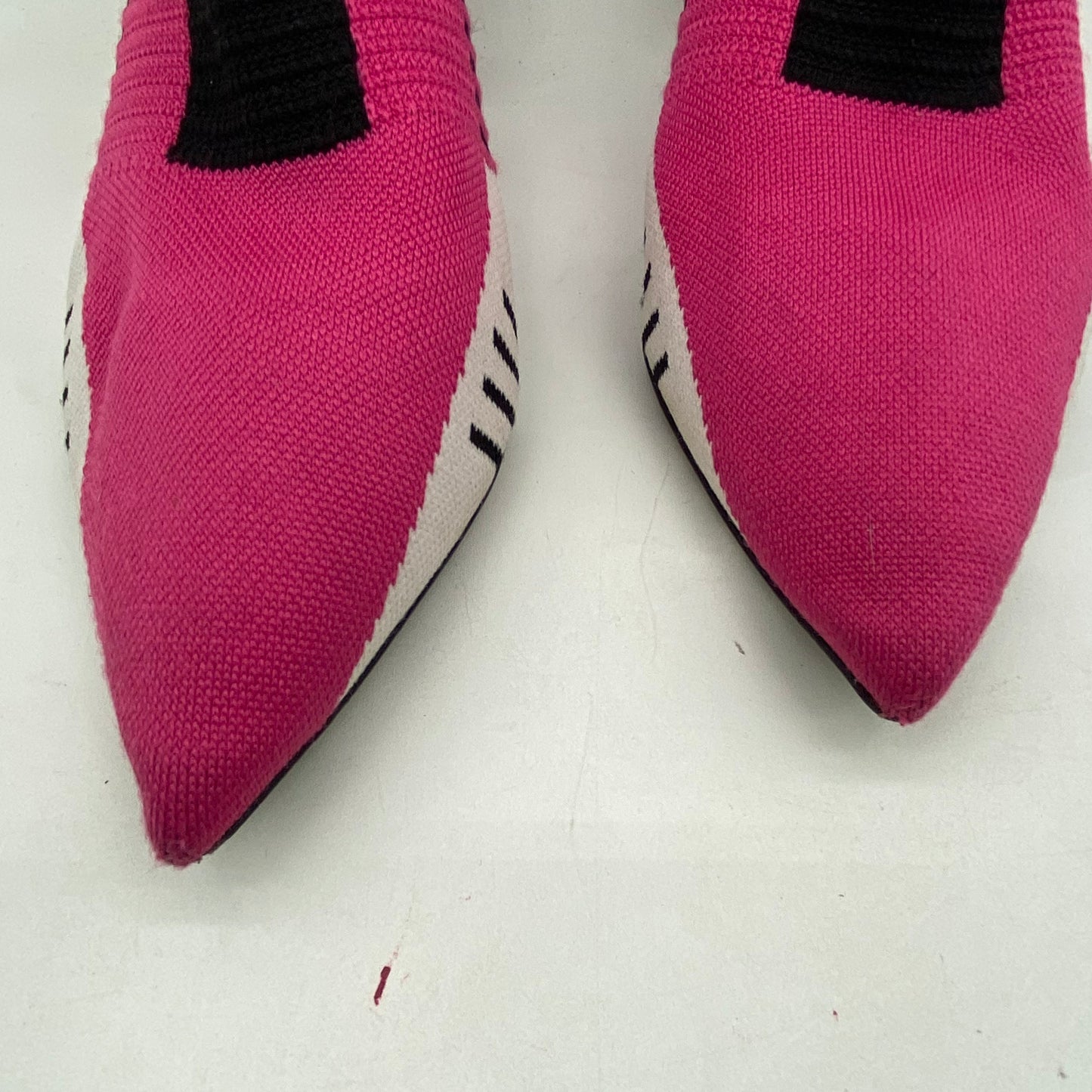 Dolce & Gabbana Pink Knit Boots