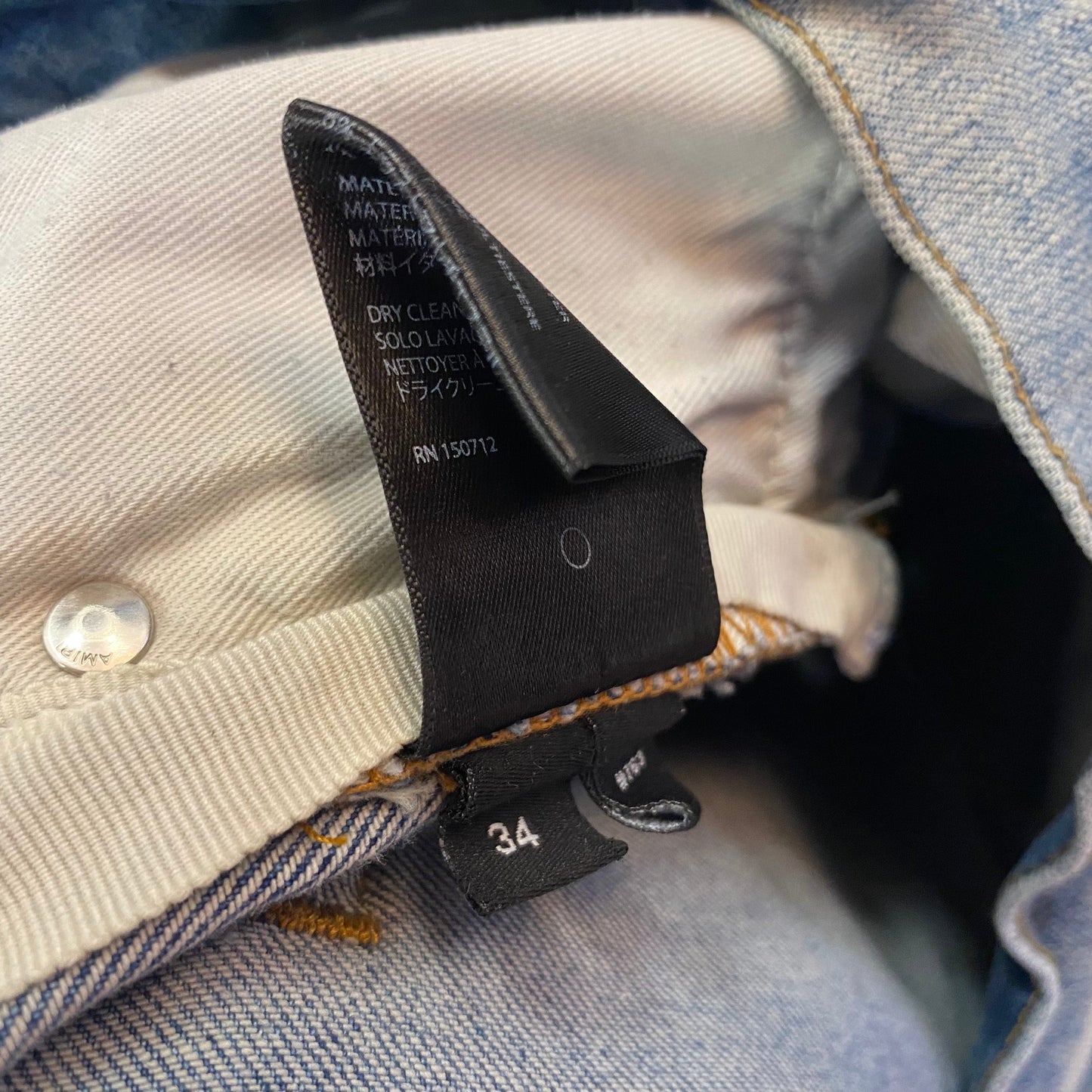 Amiri Camo Patch Jeans