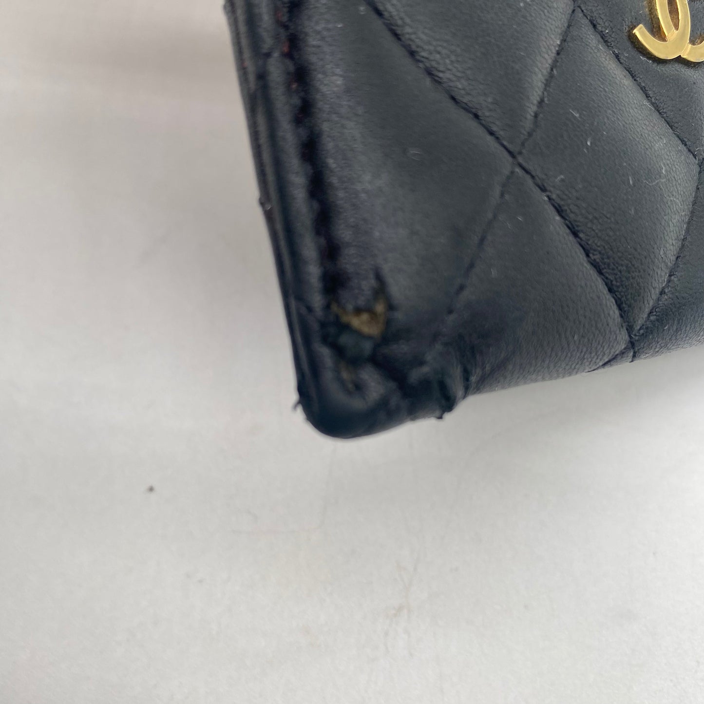 Chanel Black Lambskin Cardholder Wallet