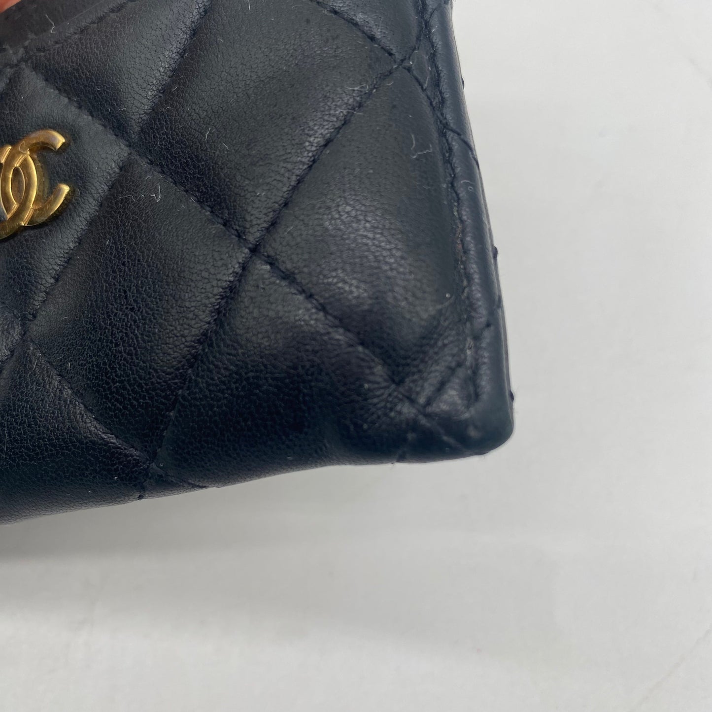 Chanel Black Lambskin Cardholder Wallet
