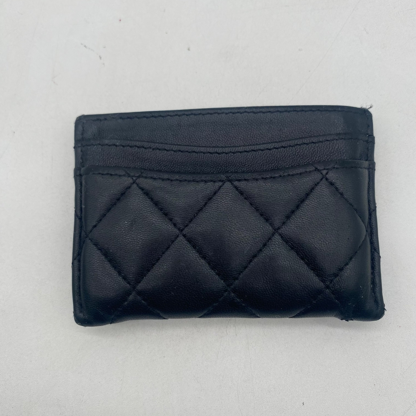 Chanel Black Lambskin Cardholder Wallet