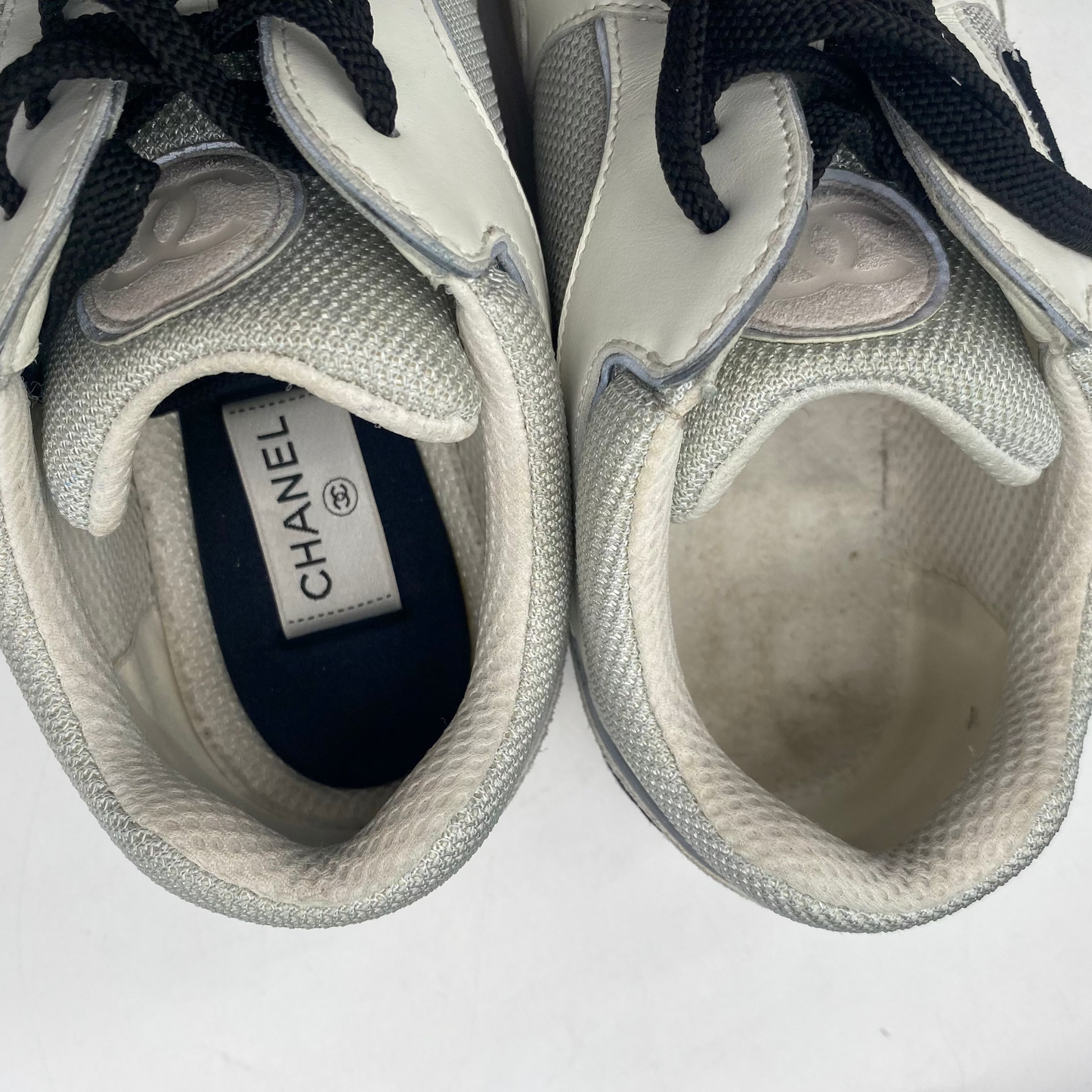 Chanel Grey/White Men's Sneakers