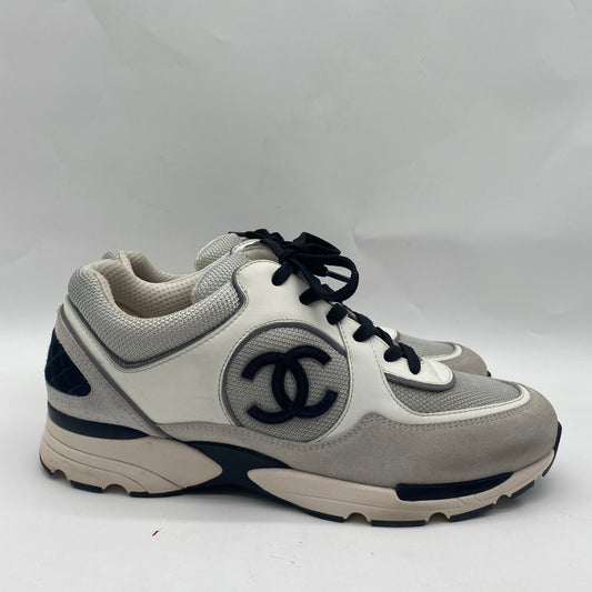 Chanel Grey/White Men's Sneakers