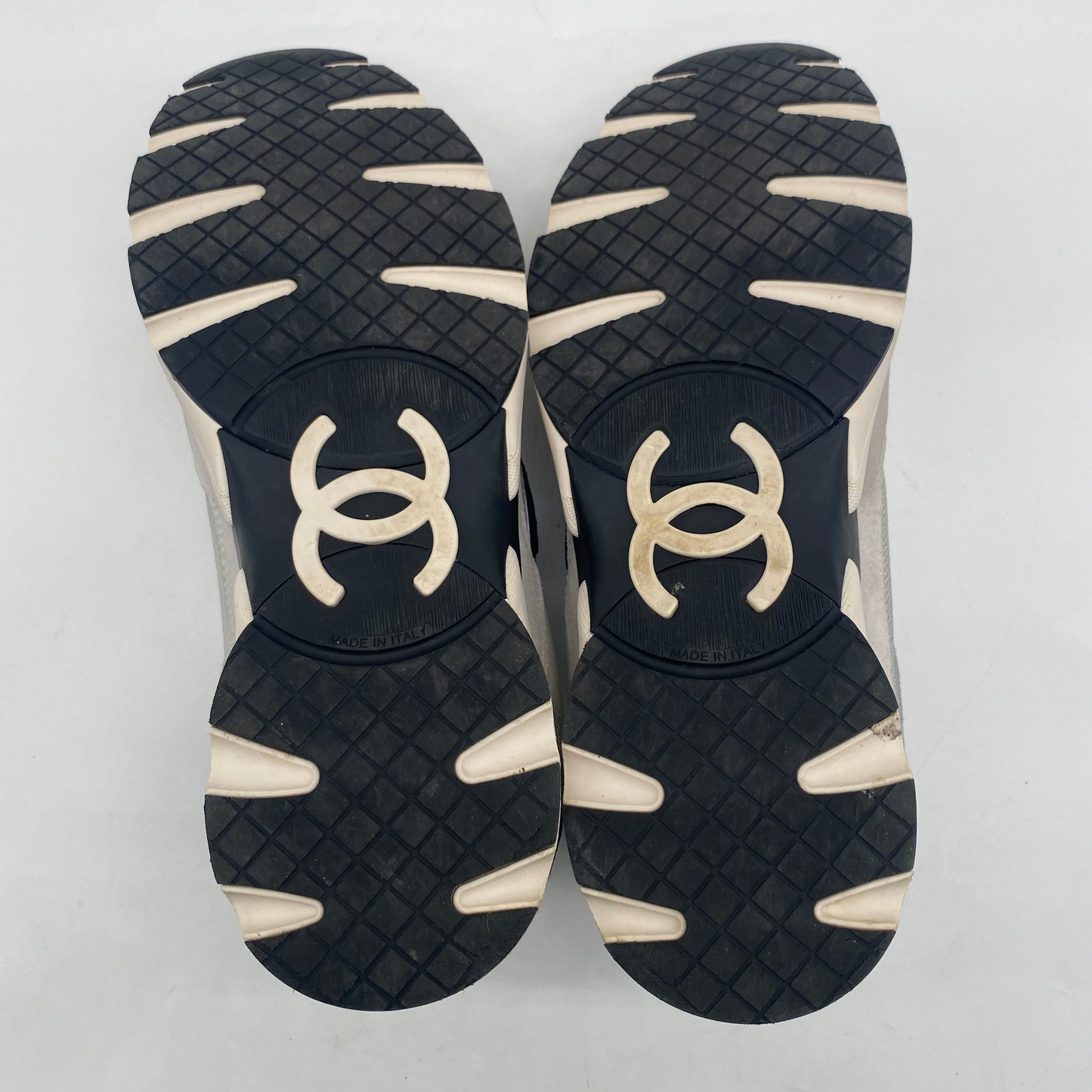 Chanel Grey/White Men's Sneakers