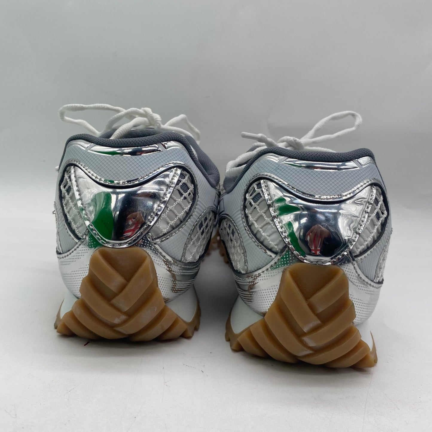 Bottega Veneta Silver Sneakers